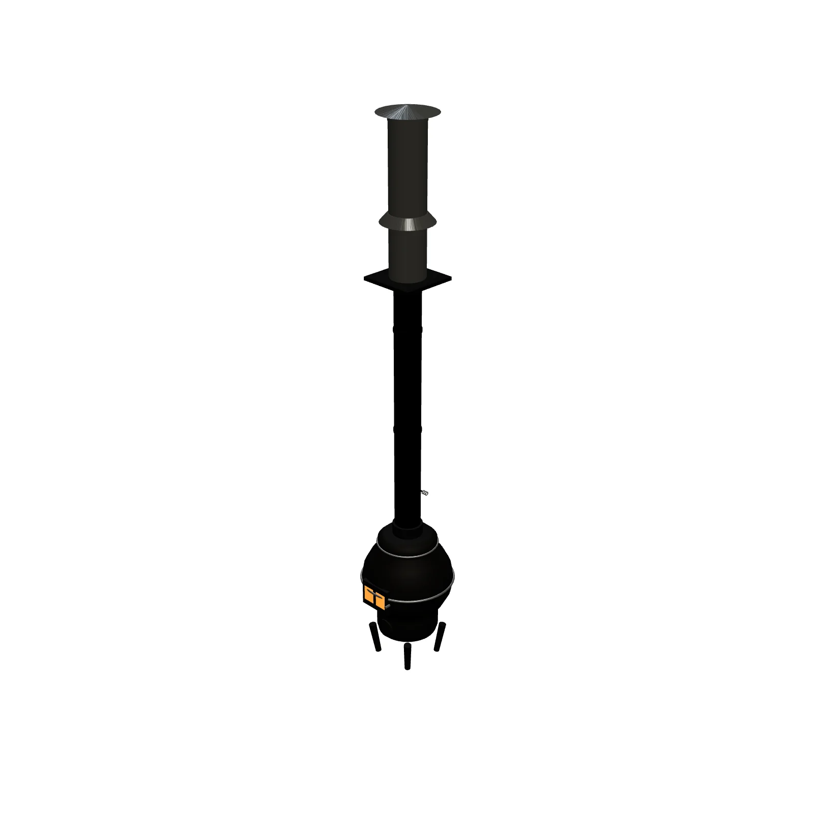Pot-Belly Stove — RoomSketch3D 3D floorplan software