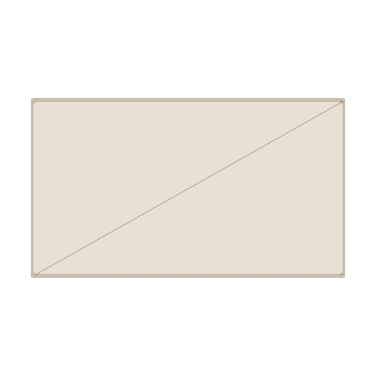 Large Kitchen Cart — 2D floor-plan symbol