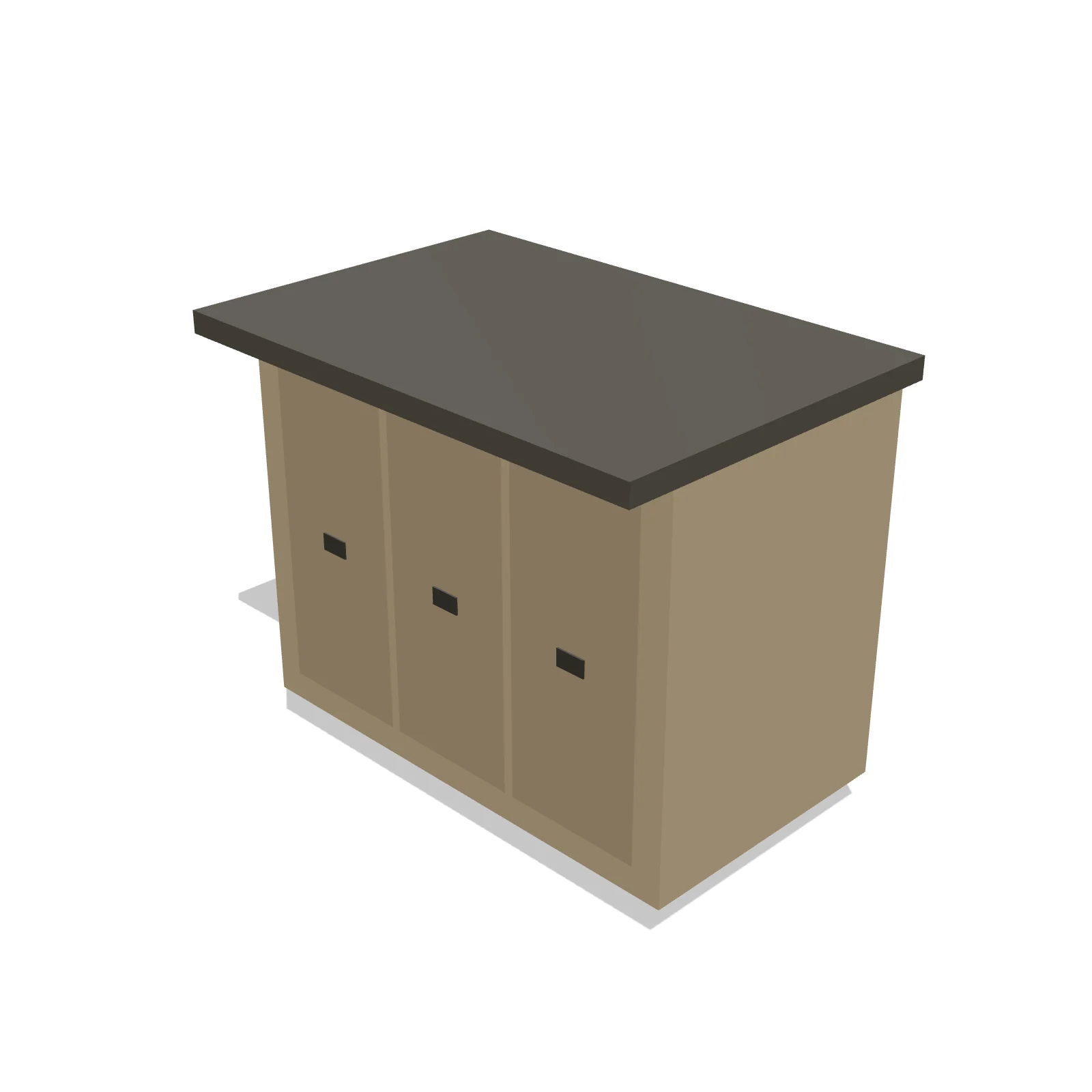 Large Kitchen Cart — 3D preview