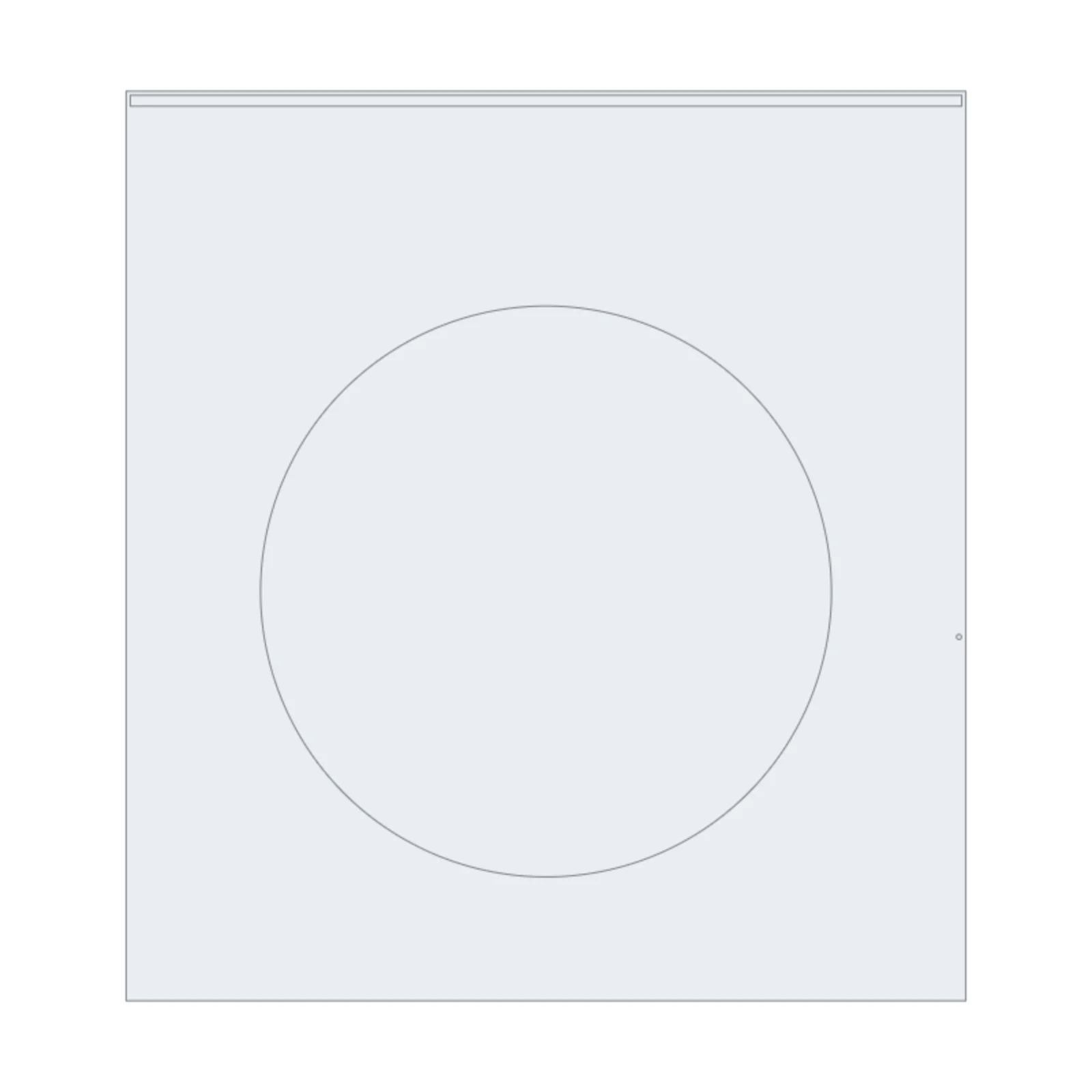All-in-One Washer/Dryer — 2D floor-plan symbol
