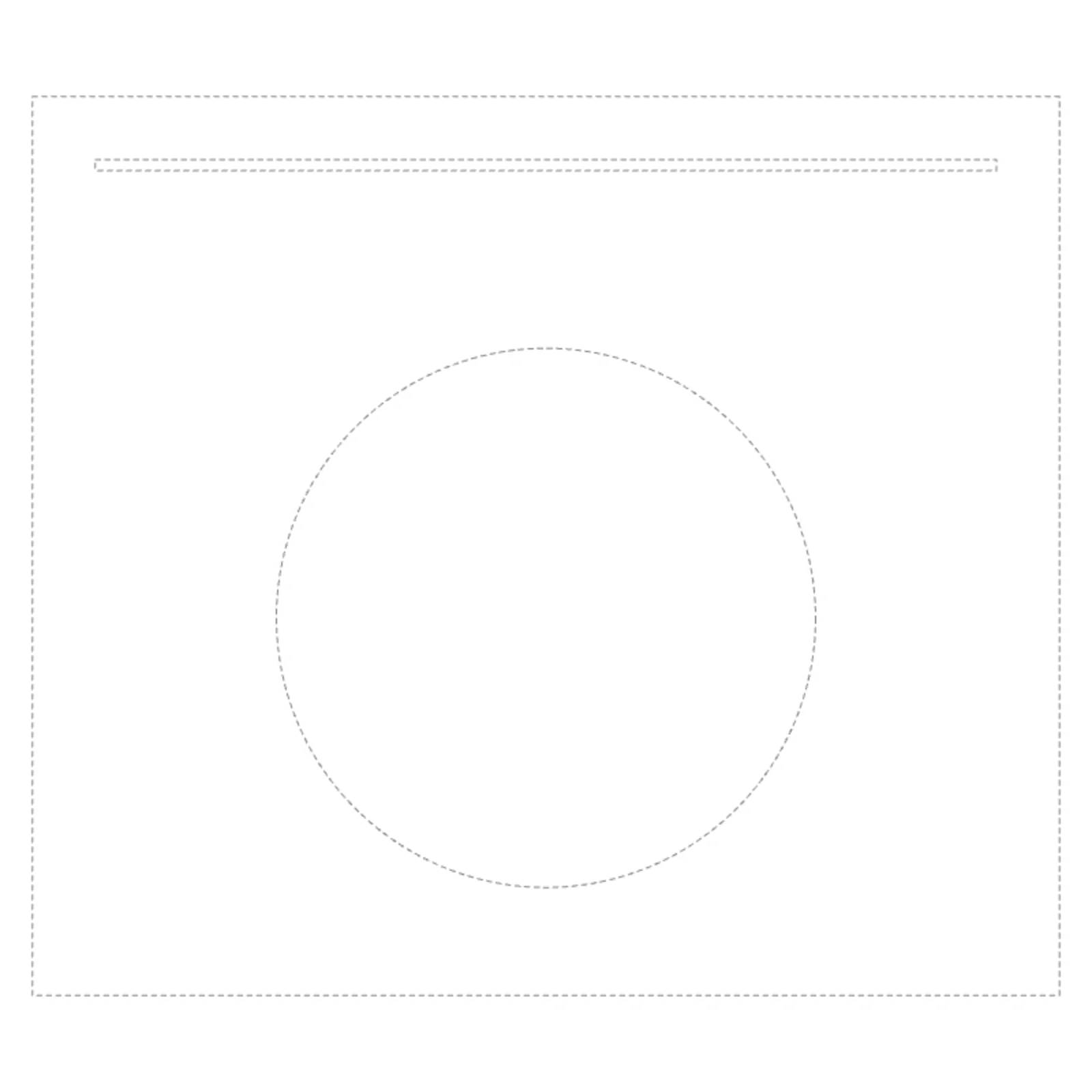 Wall-Mounted Dryer — 2D floor-plan symbol — RoomSketch3D 3D floorplan software