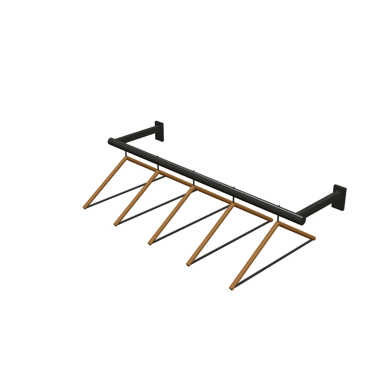 Laundry Hanging Rail 36" — 3D model preview — RoomSketch3D floor planner