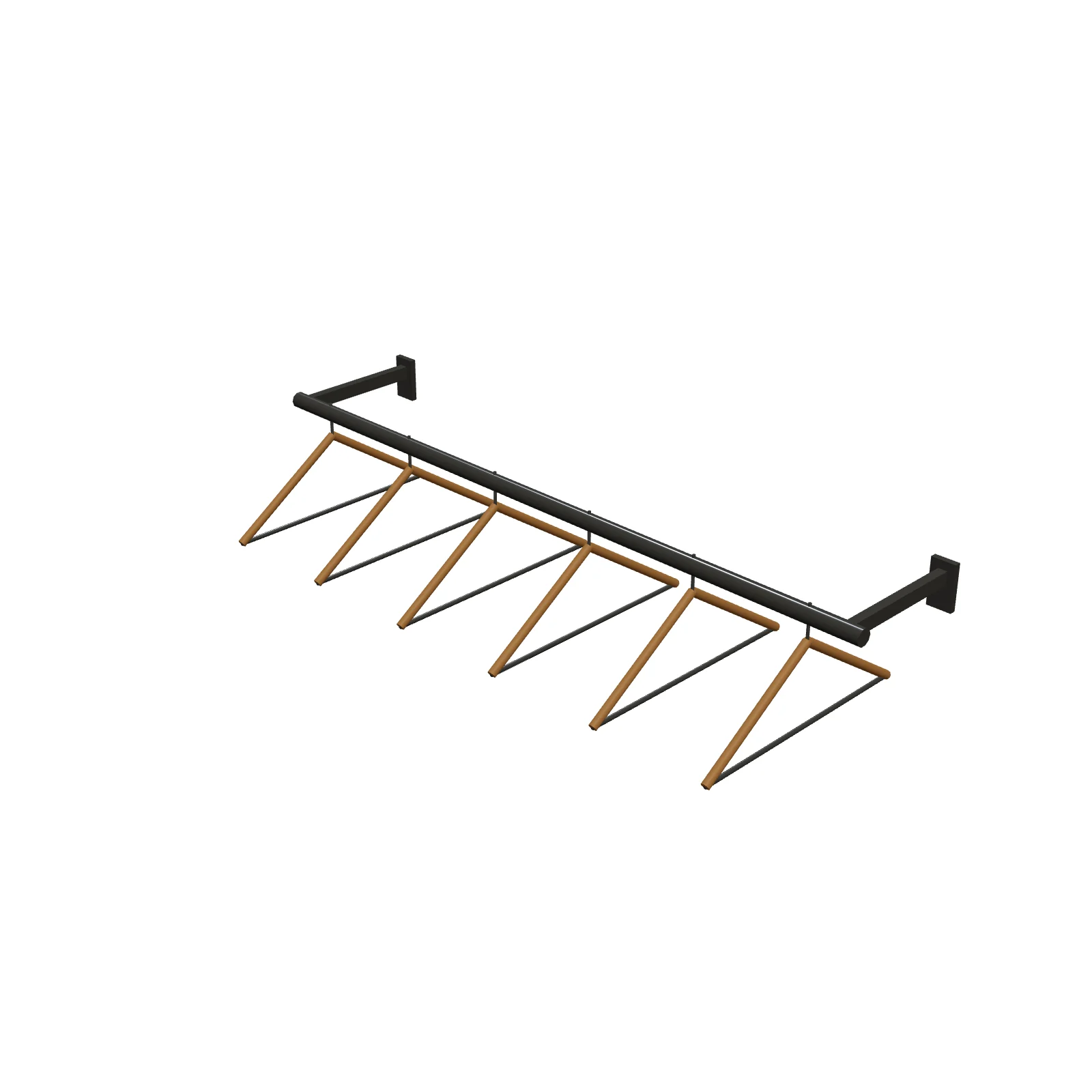 Laundry Hanging Rail 48" — 3D model preview — RoomSketch3D 3D floorplan software