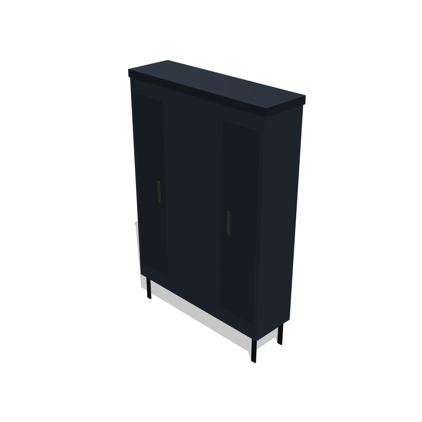 Wide Bookshelf — 3D preview