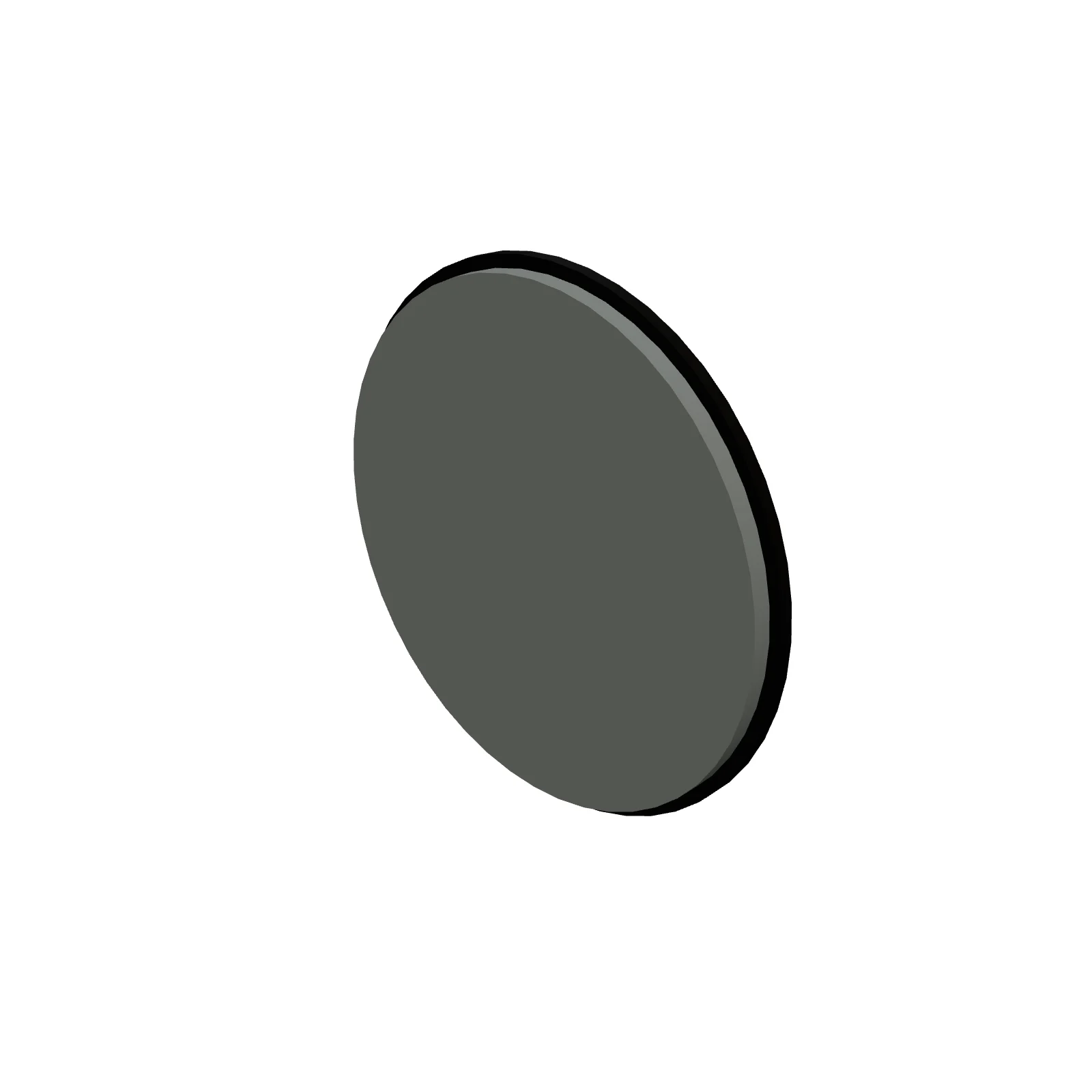 Round Mirror 20" — 3D model preview
