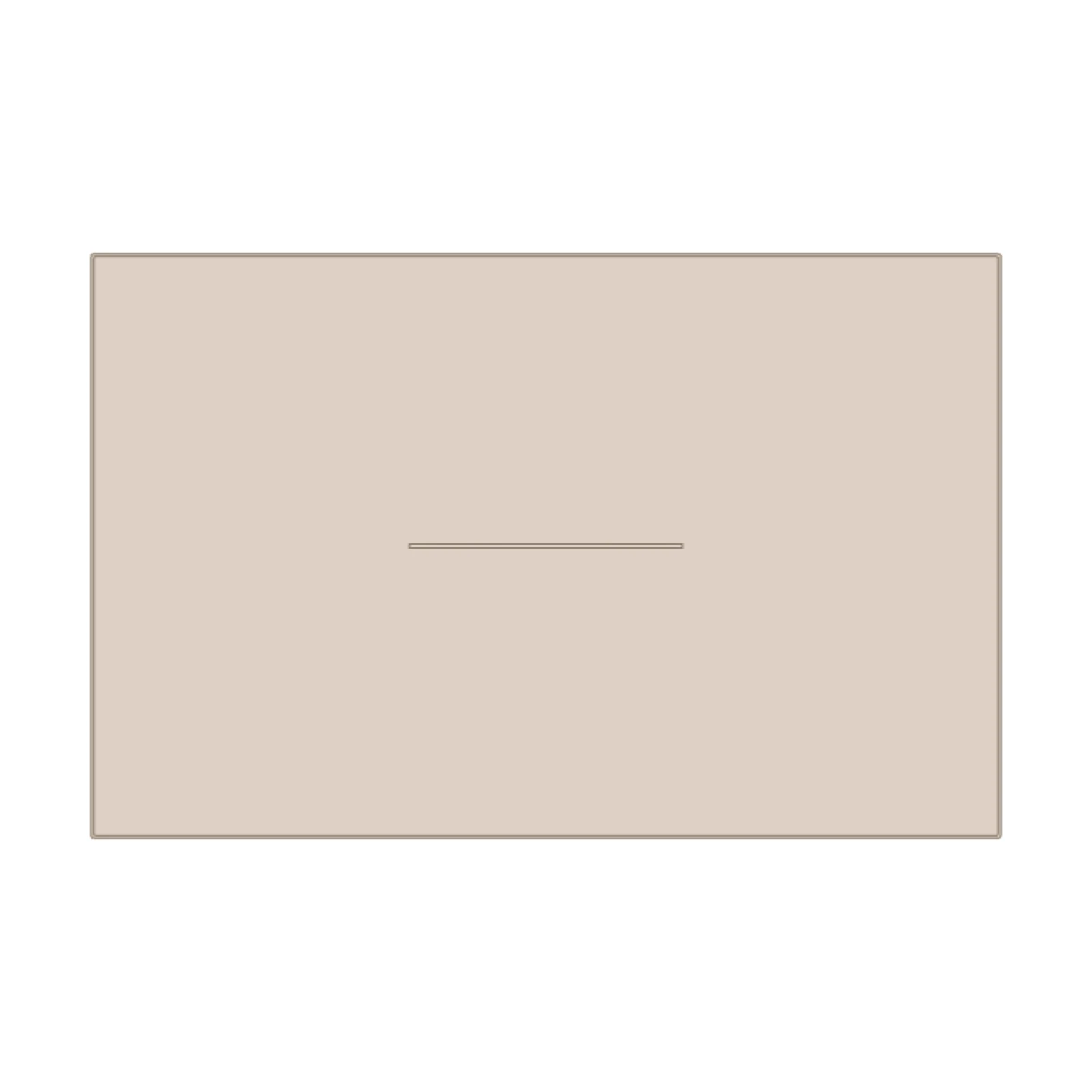 Wide Nightstand — 2D floor-plan symbol