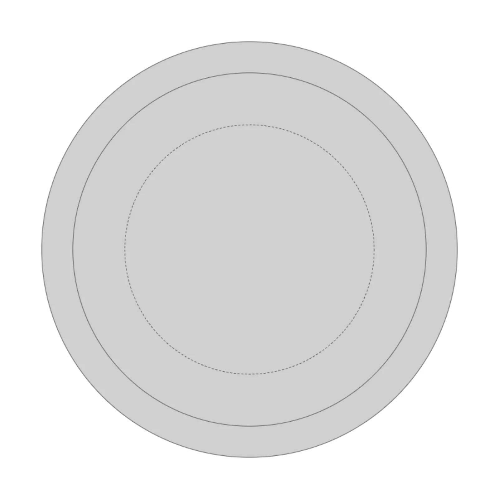 Drafting Stool — 2D floor-plan symbol
