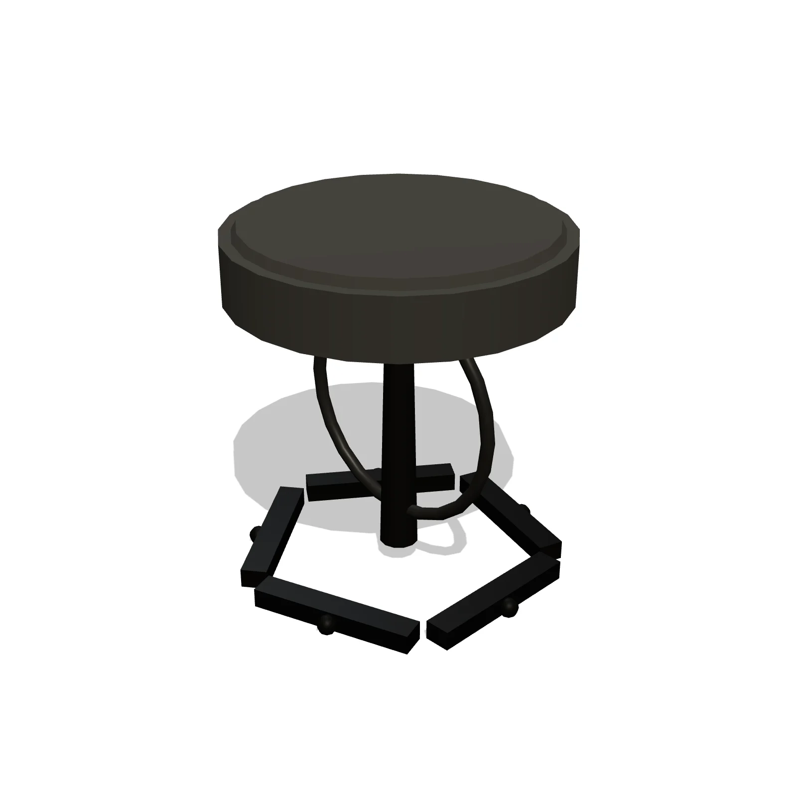 Drafting Stool — 3D model preview