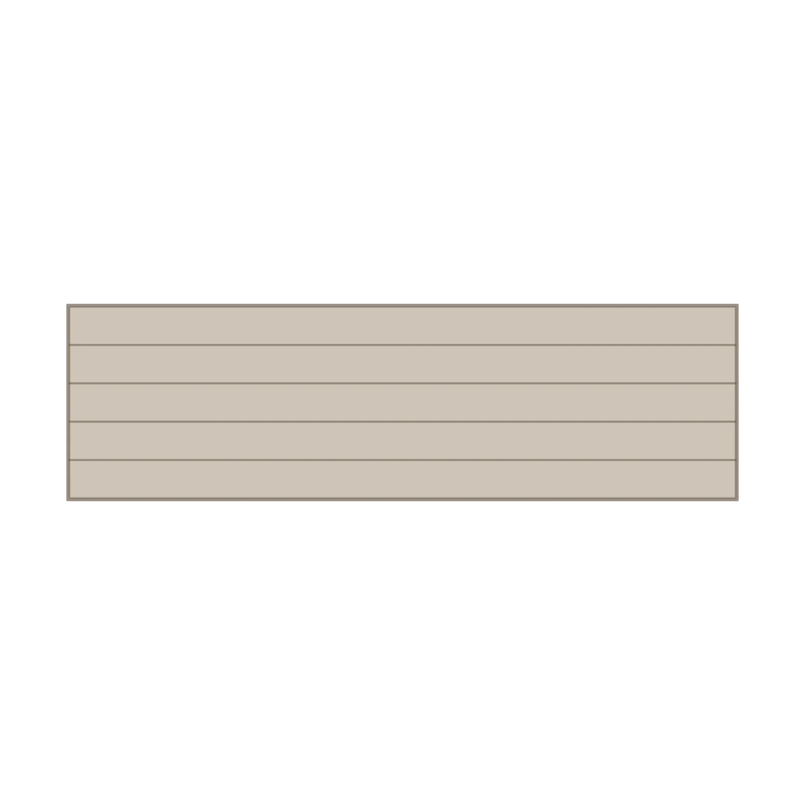 Wide Office Bookshelf — 2D floor-plan symbol