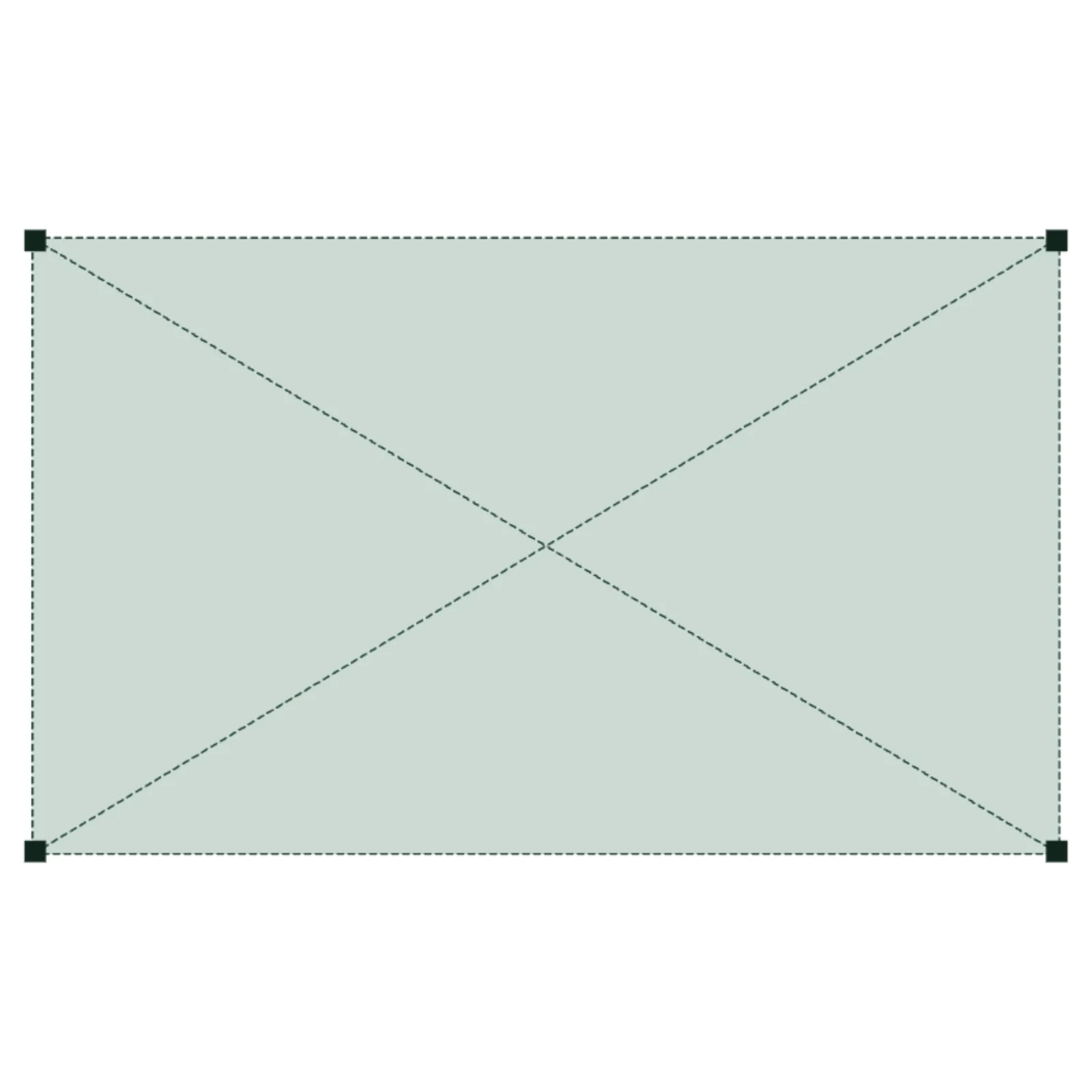 Door Canopy Awning — 2D floor-plan symbol — RoomSketch3D room planner app