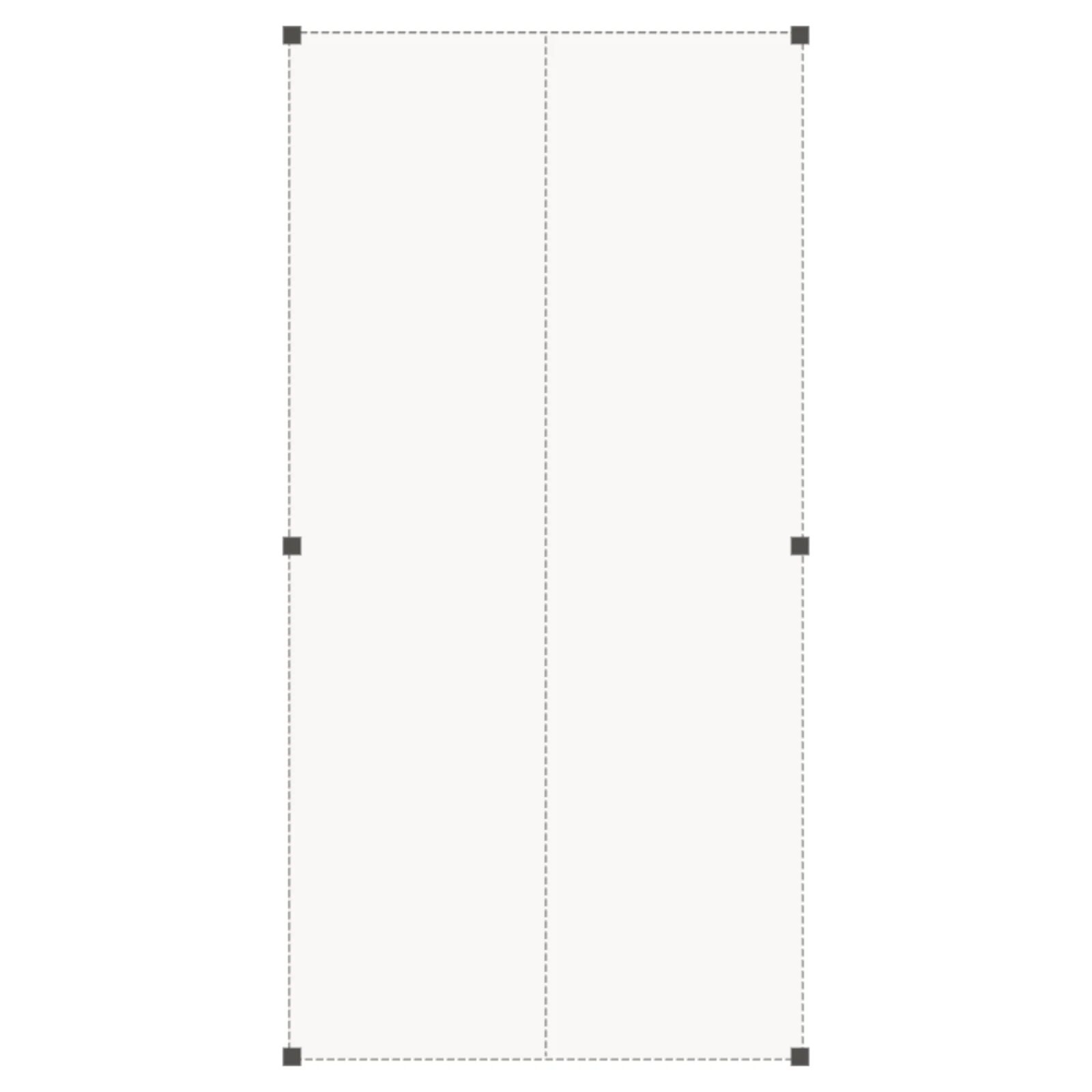 Carport Canopy 10×20 — 2D floor-plan symbol — RoomSketch3D floor planner