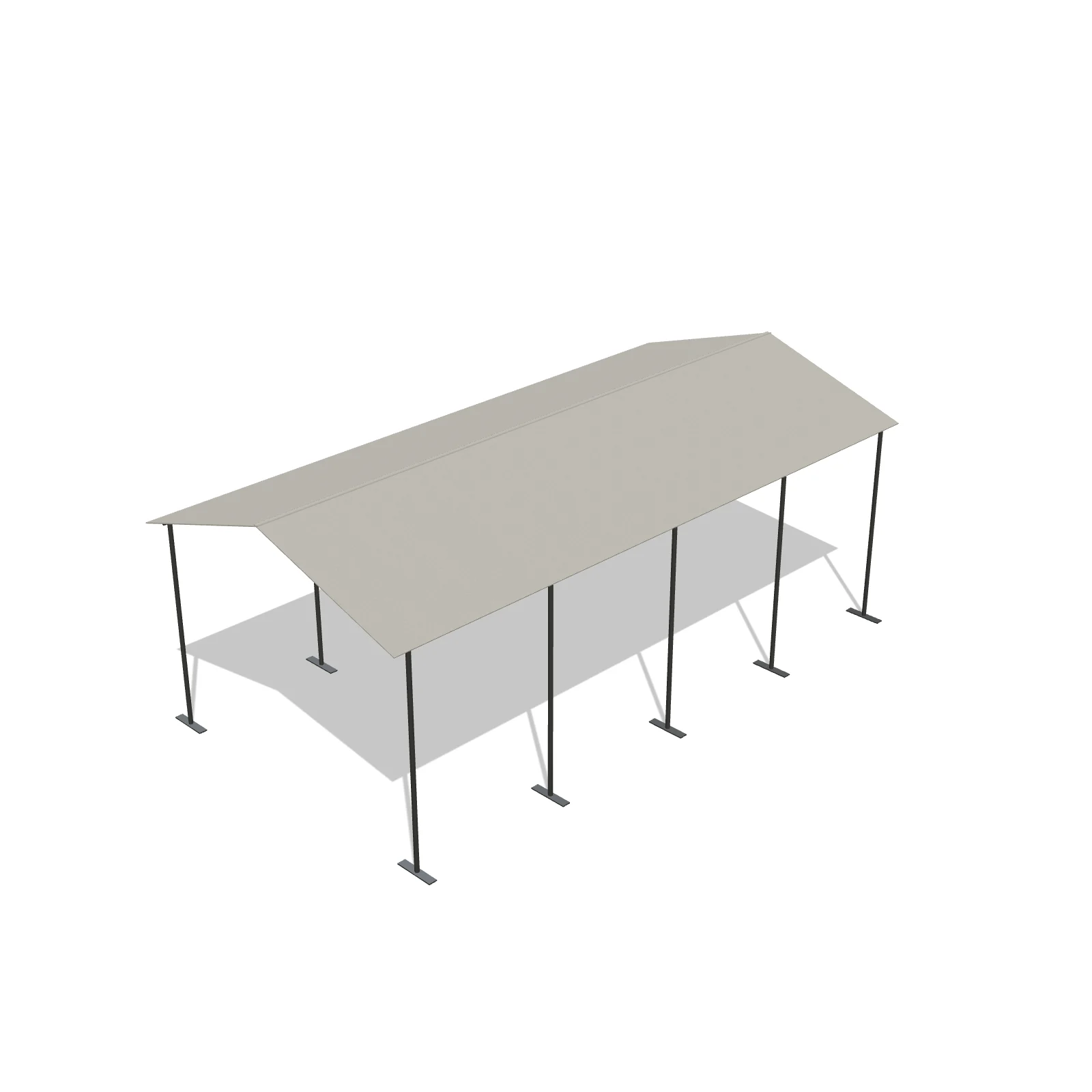 Carport Canopy 10×20 — RoomSketch3D floor planner