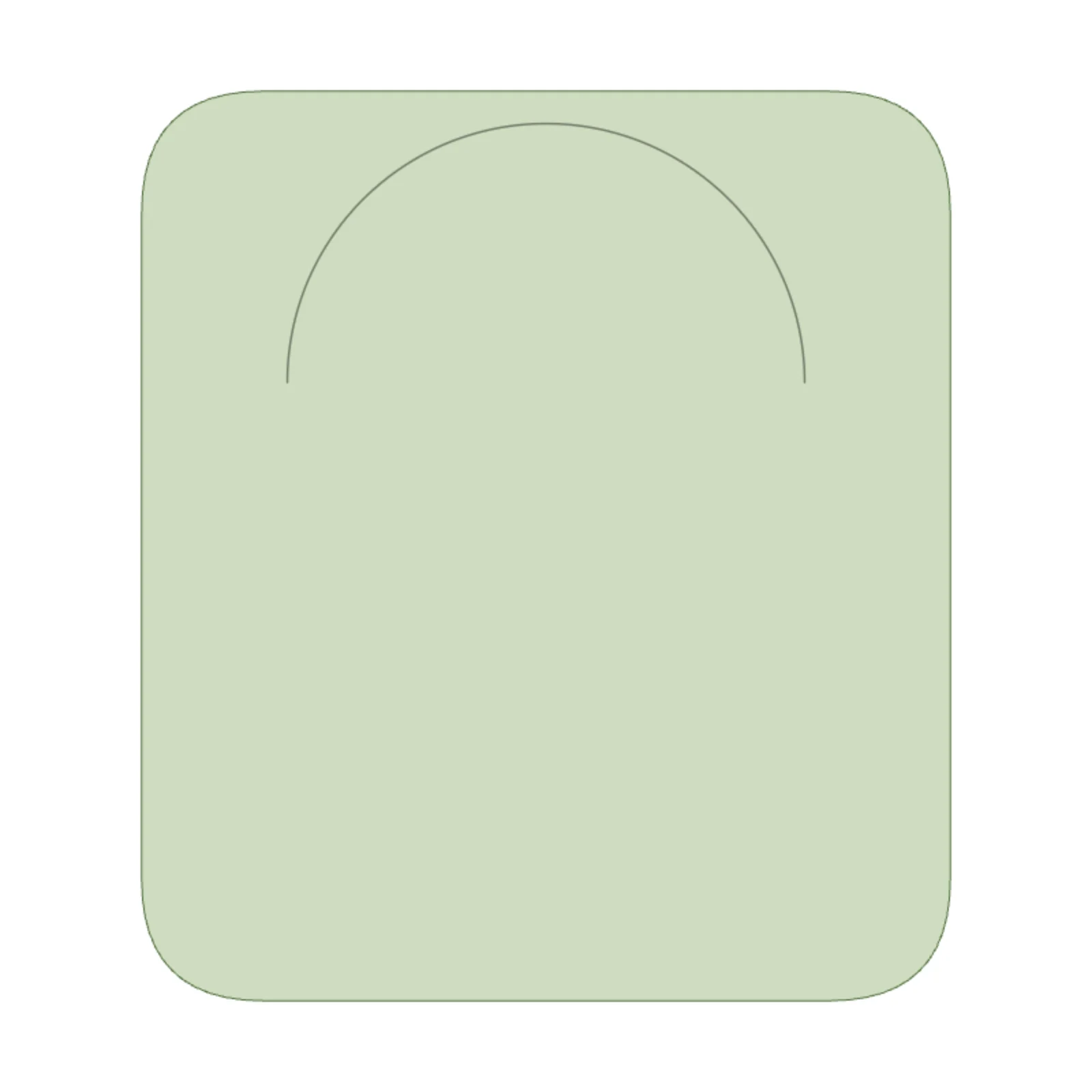 Adirondack Chair — 2D floor-plan symbol