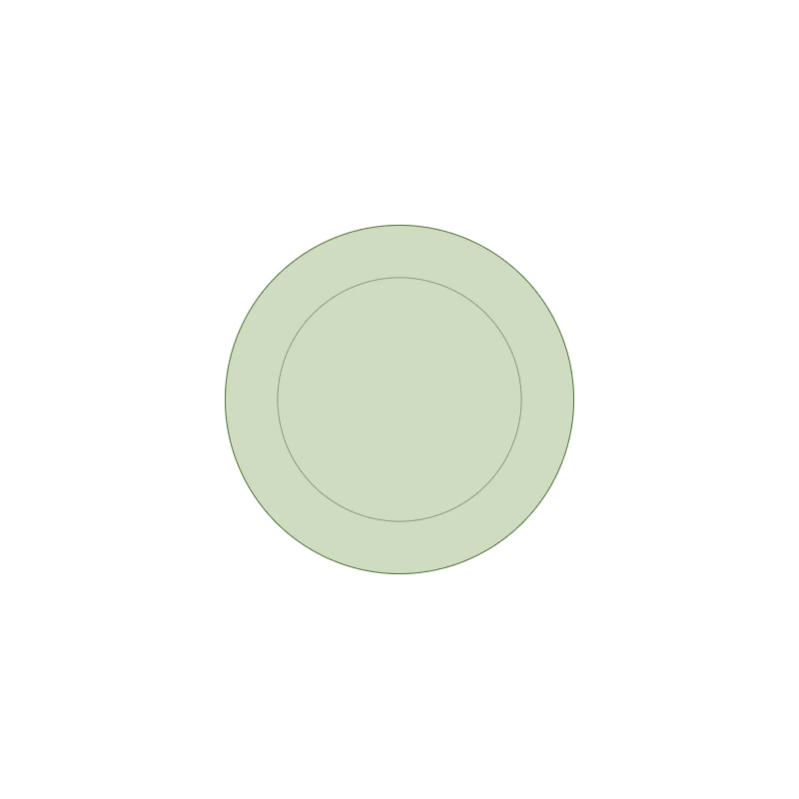 Outdoor Coffee Table — 2D floor-plan symbol