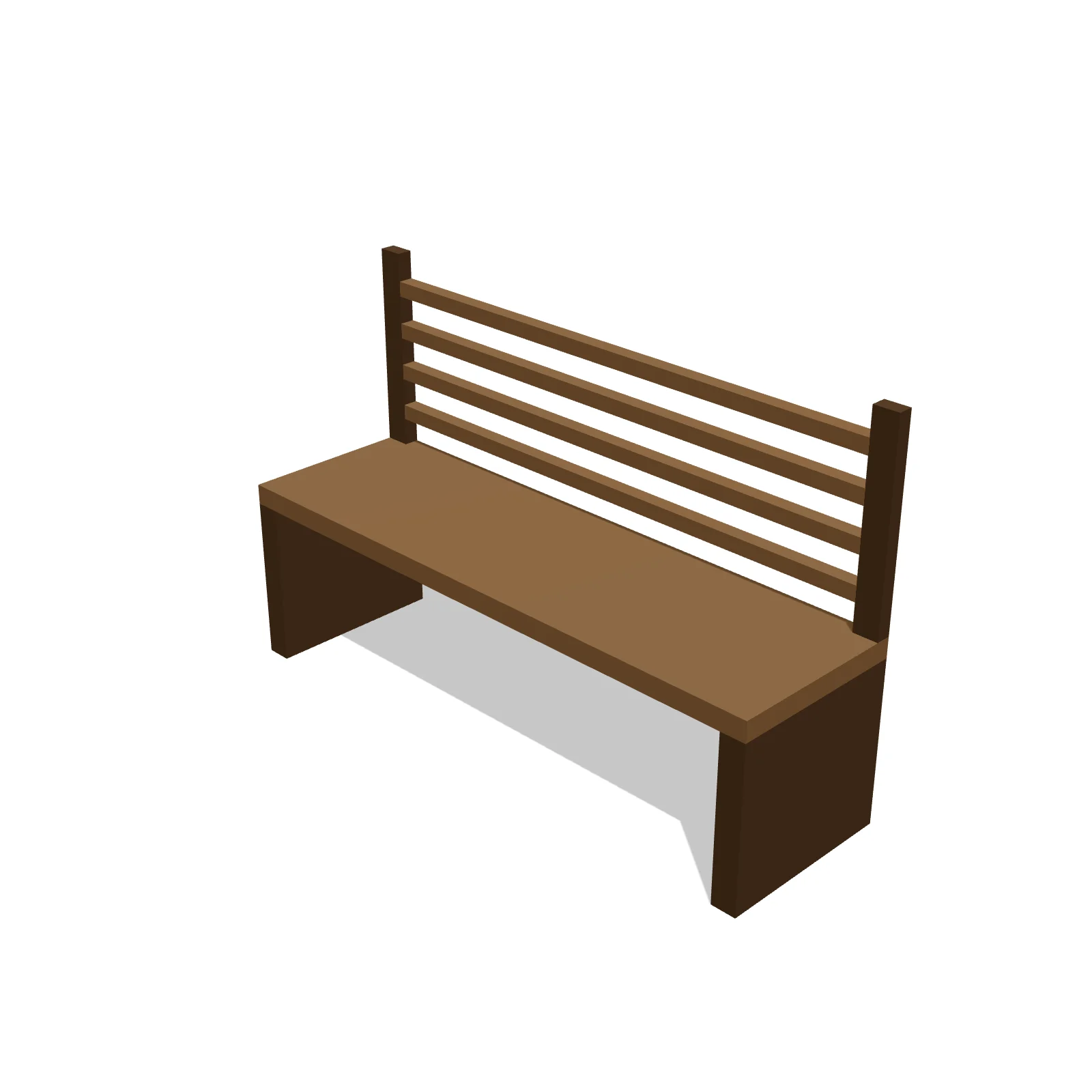 Garden Bench — 3D preview