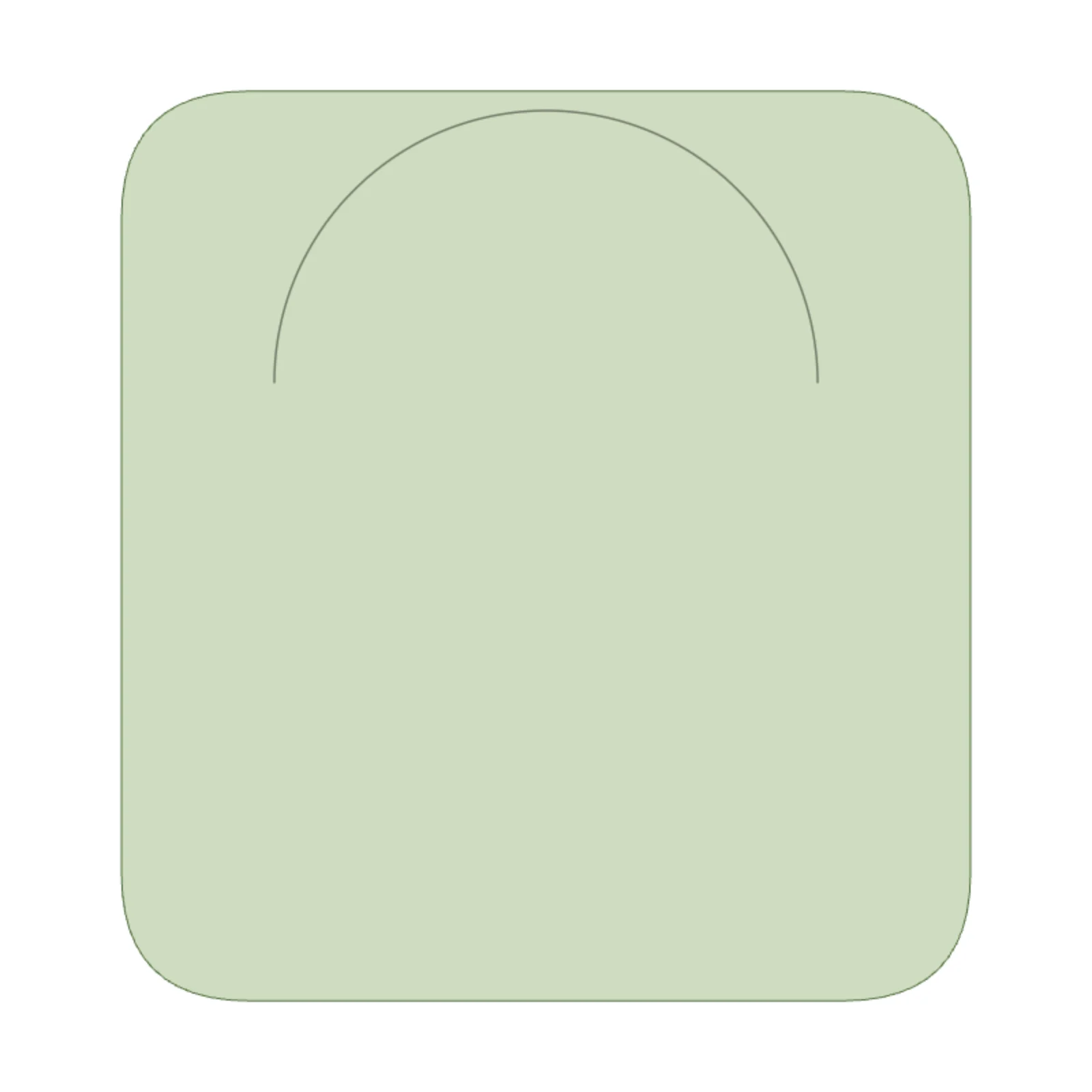 Patio Chair — 2D floor-plan symbol