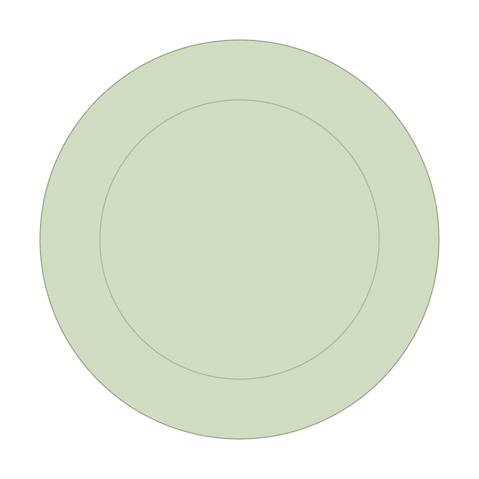 Patio Table (Round) — 2D floor-plan symbol