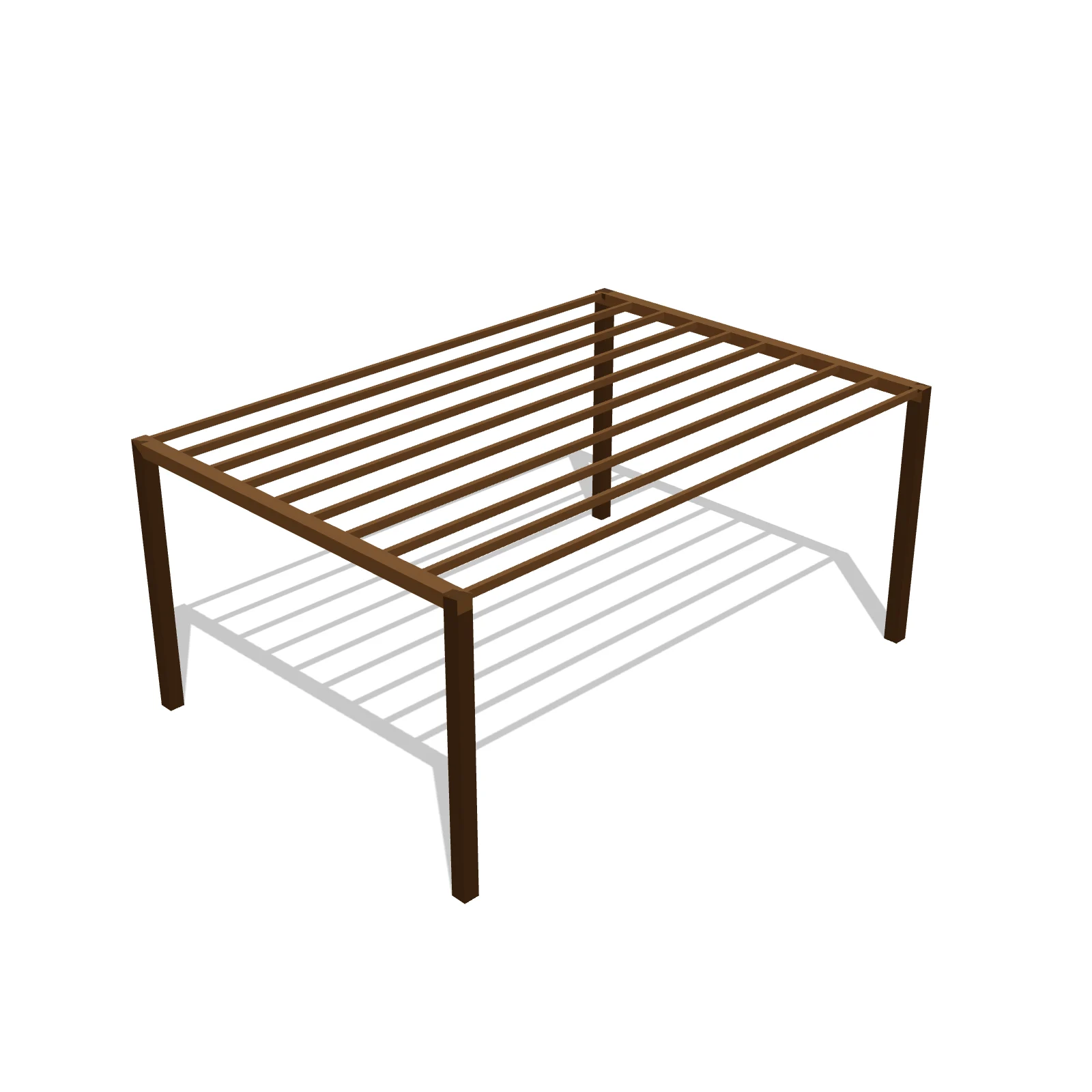 Pergola 14×20 — 3D preview