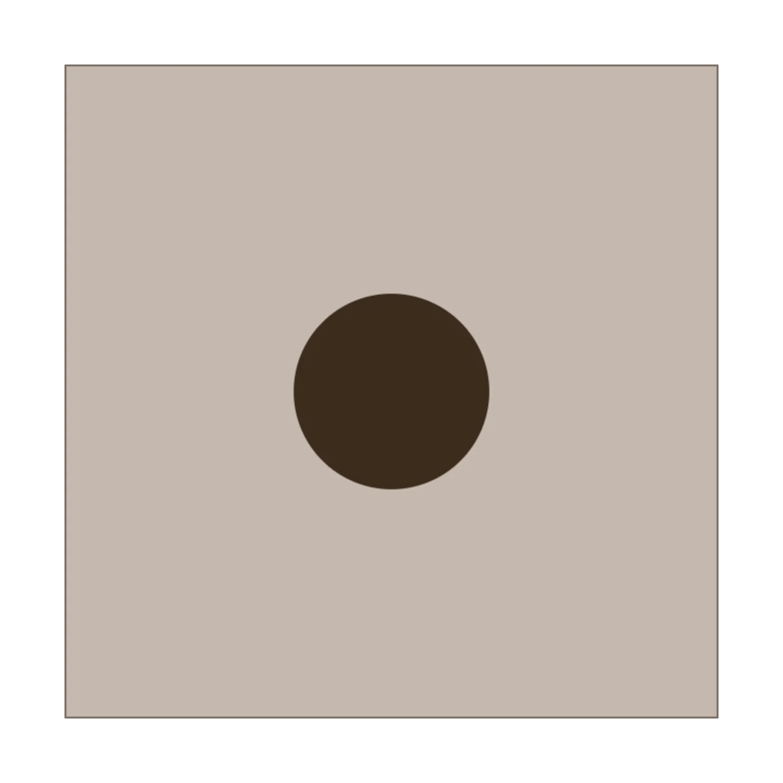 Bird Feeder Pole — 2D floor-plan symbol