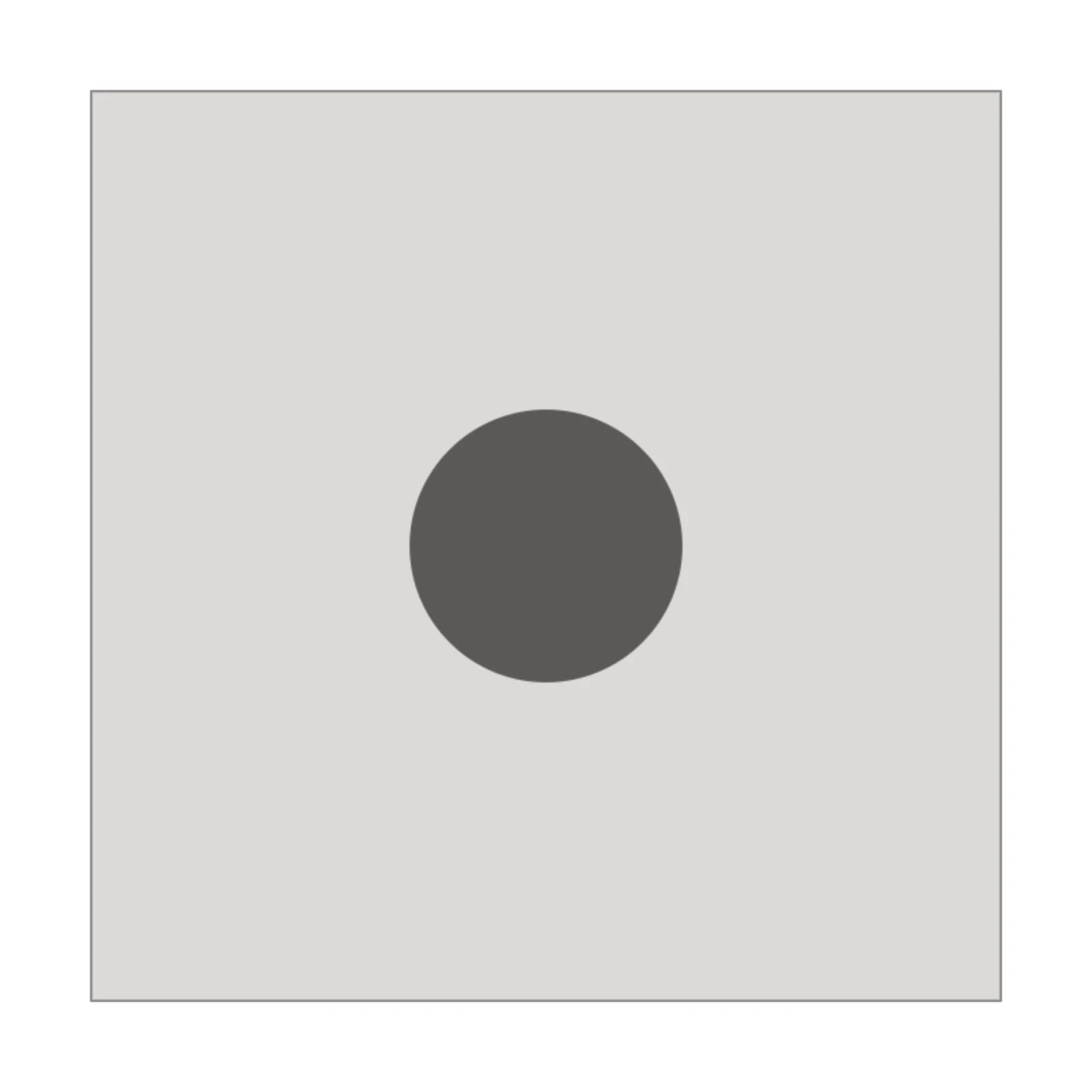 Garden Statue — 2D floor-plan symbol