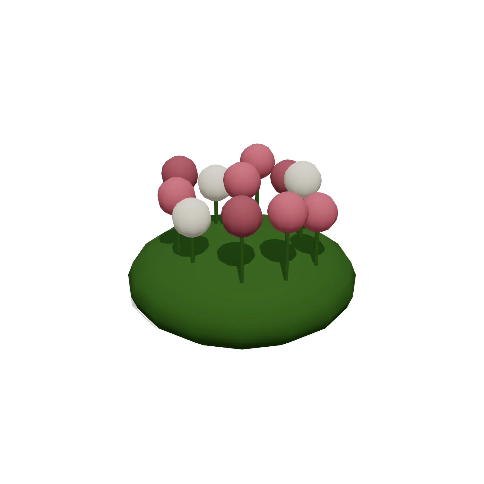 Flower Cluster — 3D preview