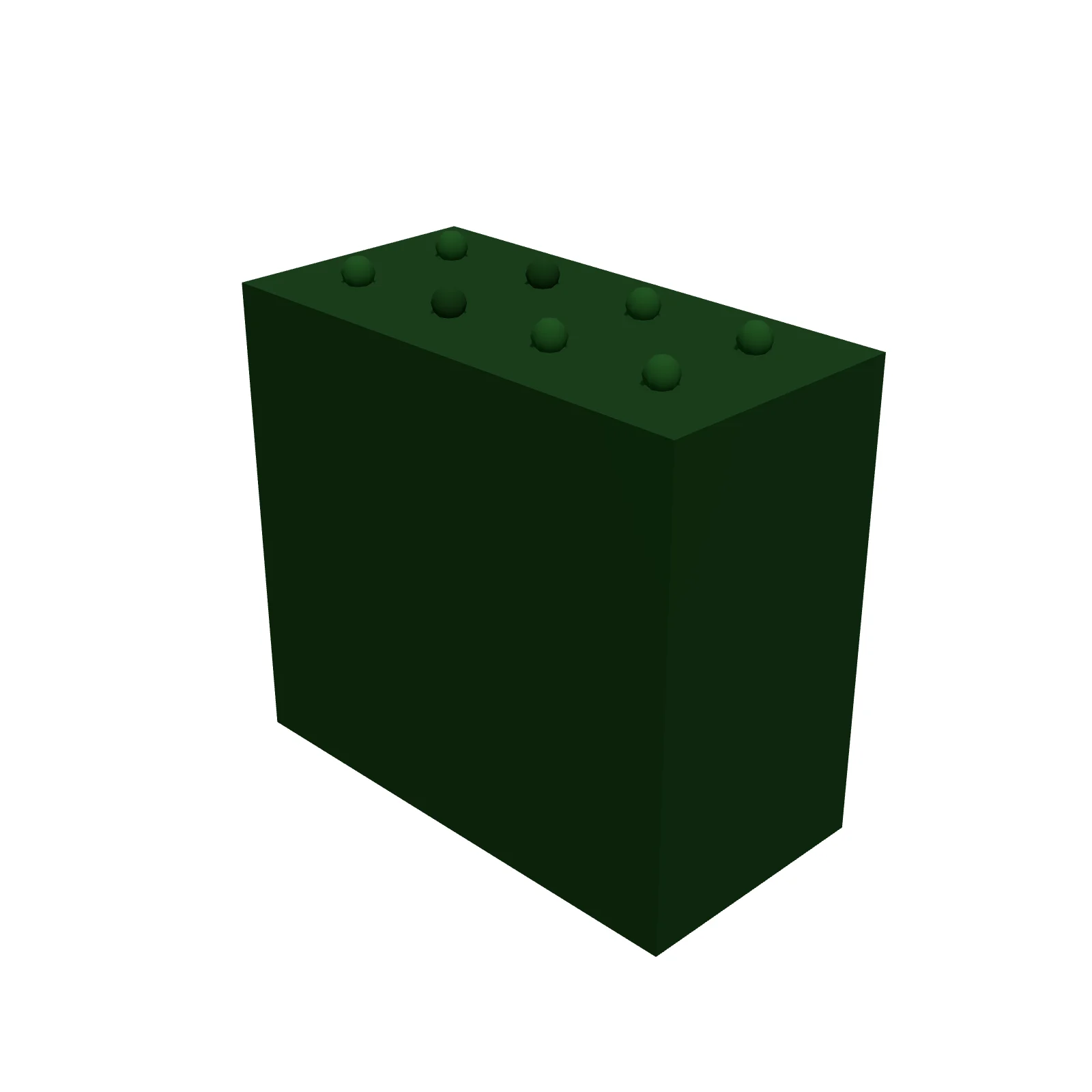 Hedge Segment — 3D preview
