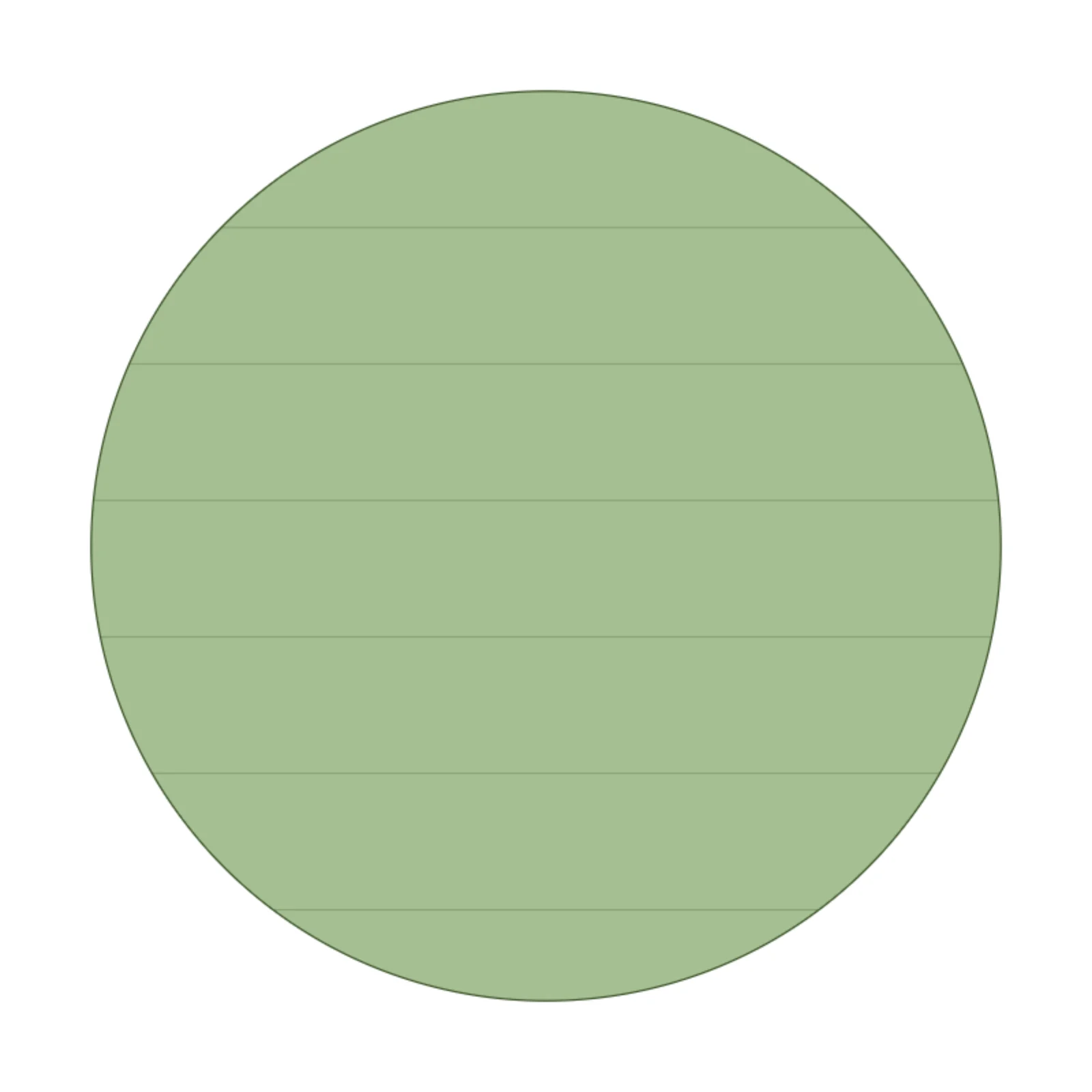 Large Bush — 2D floor-plan symbol