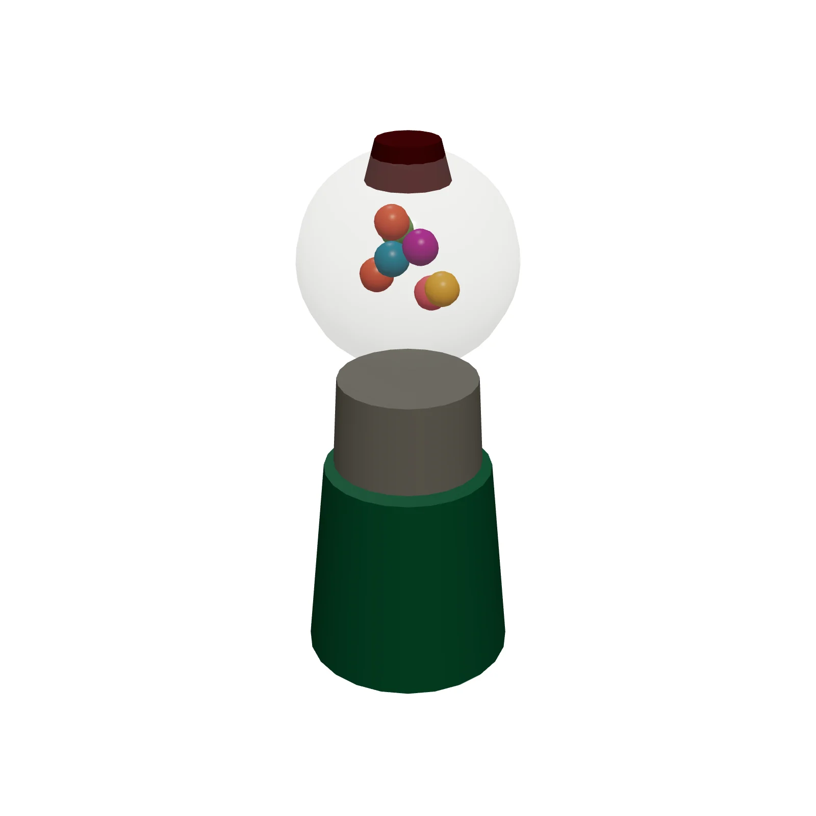 Gumball Machine — 3D model preview — RoomSketch3D floor plan creator