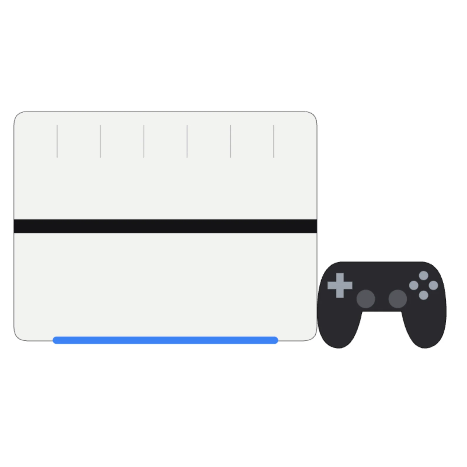 Game Console & Controller — 2D floor-plan symbol — RoomSketch3D floor plan creator