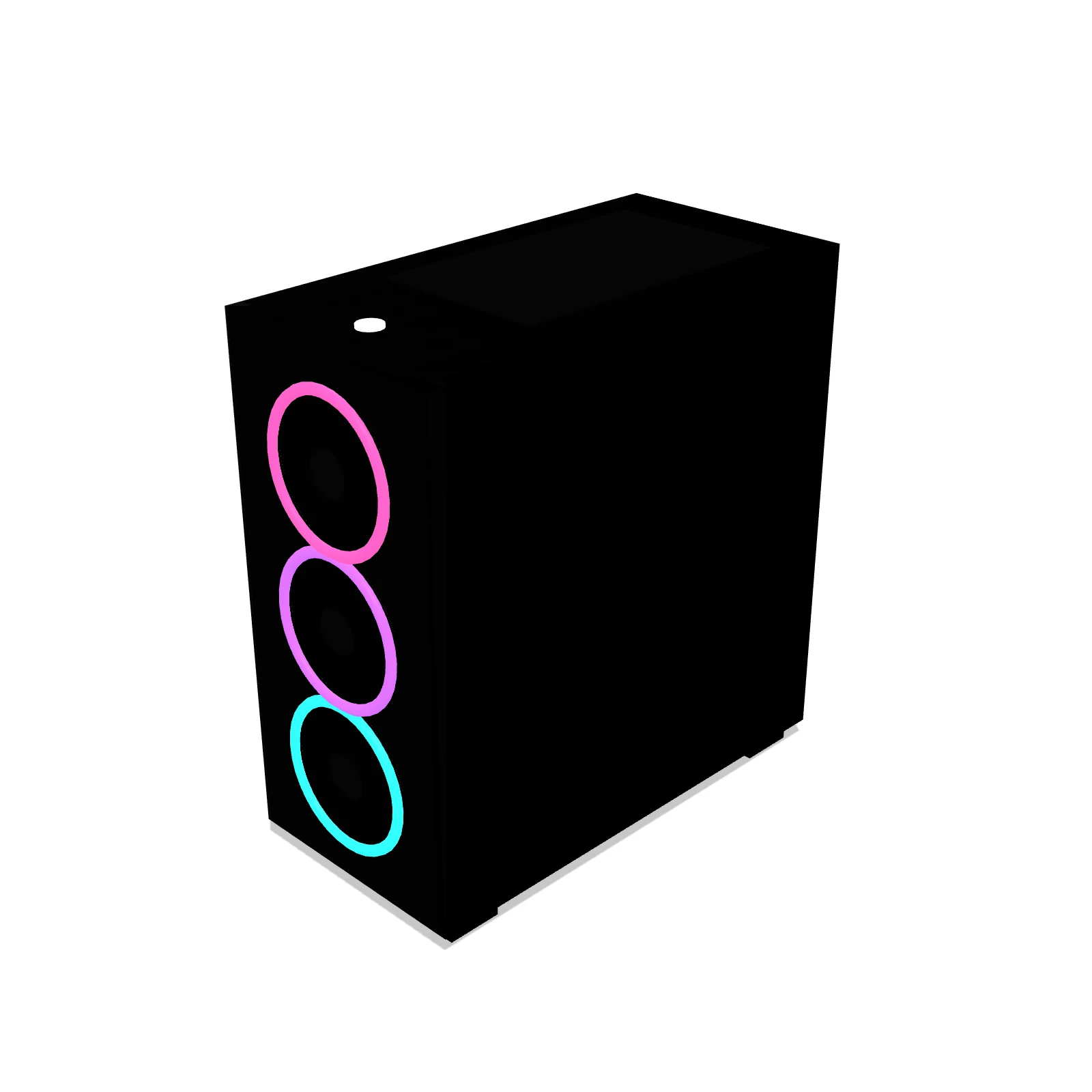 Gaming PC Tower — 3D model preview — RoomSketch3D floor planner