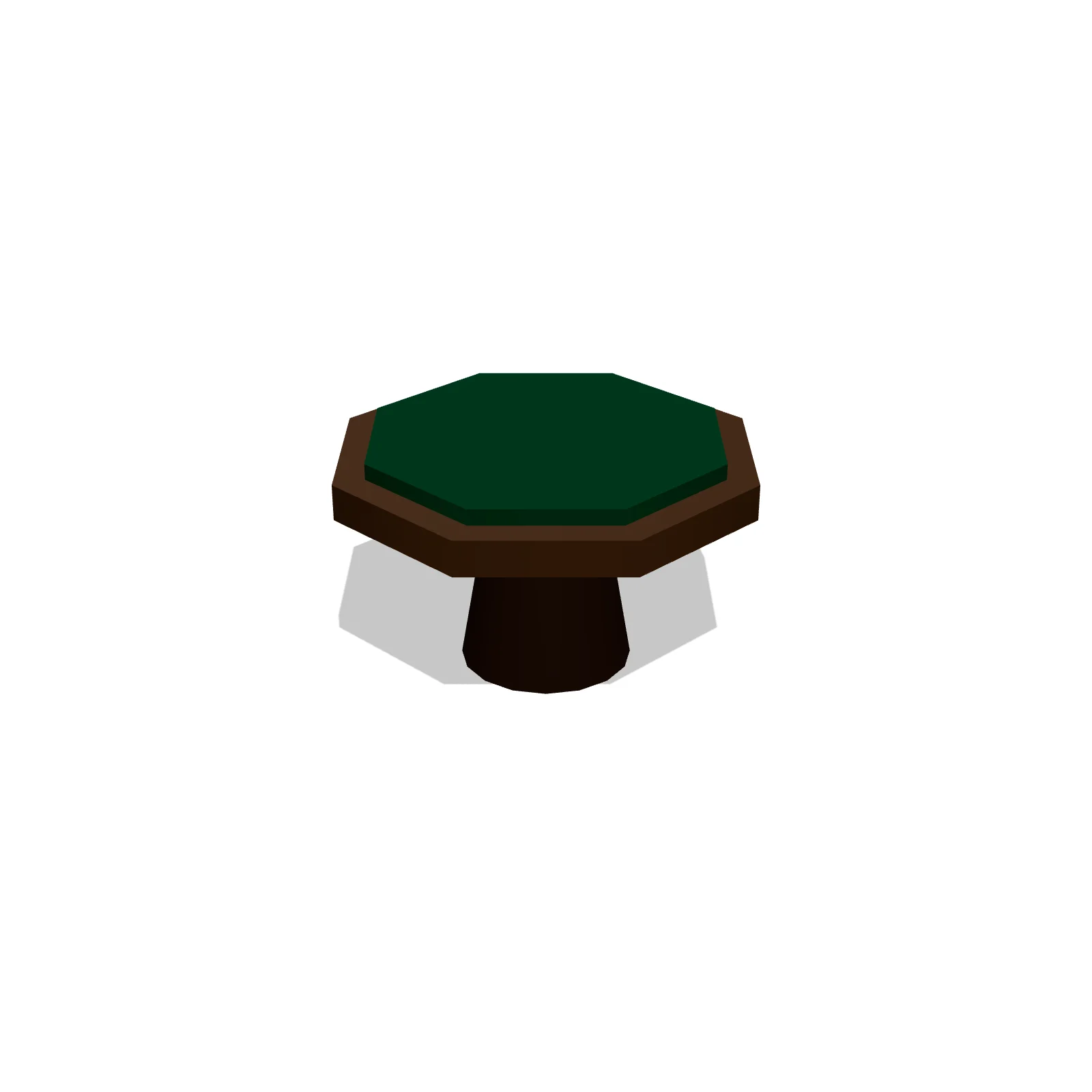 Octagonal Poker Table — 3D preview