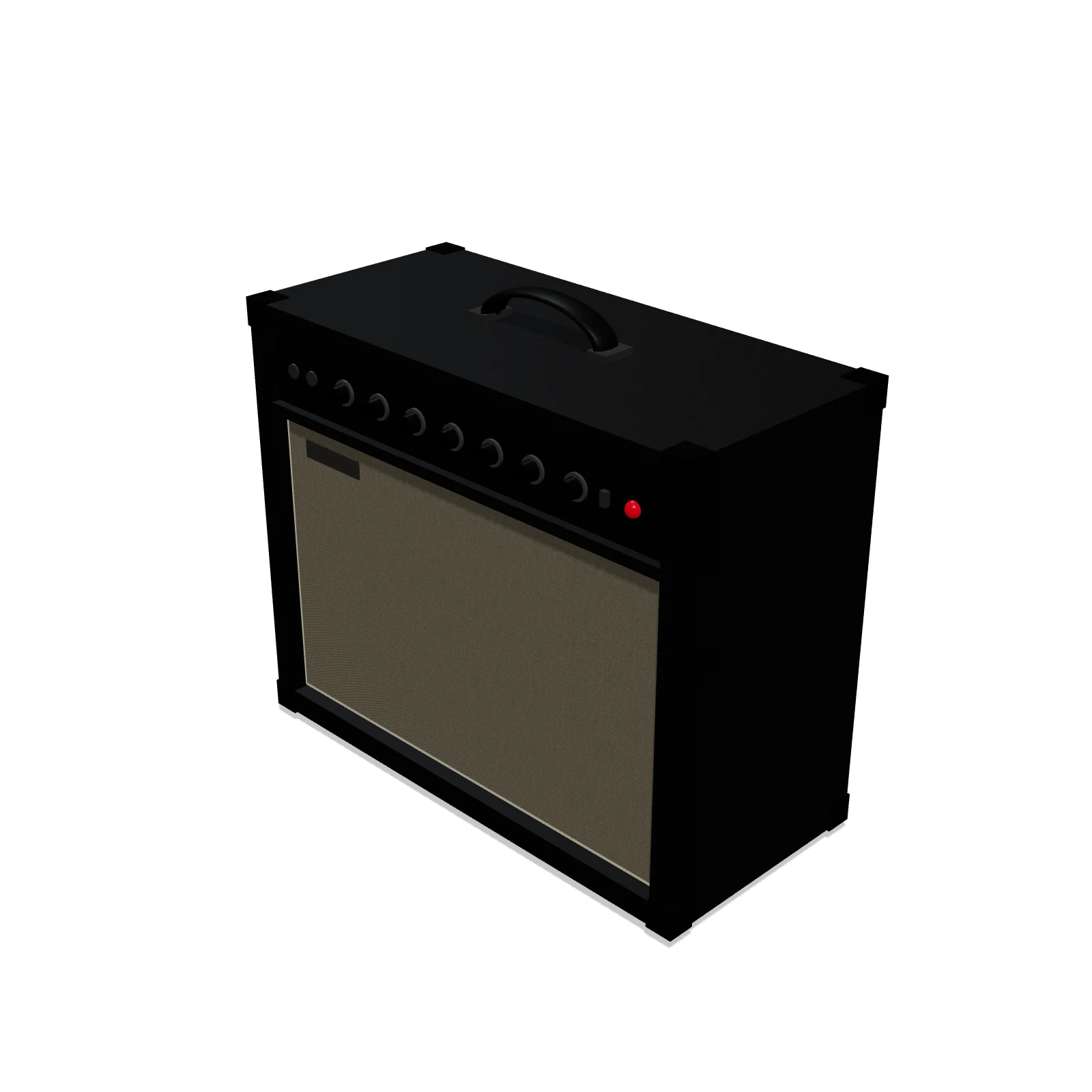 Guitar Amplifier — 3D model preview — RoomSketch3D floor planner
