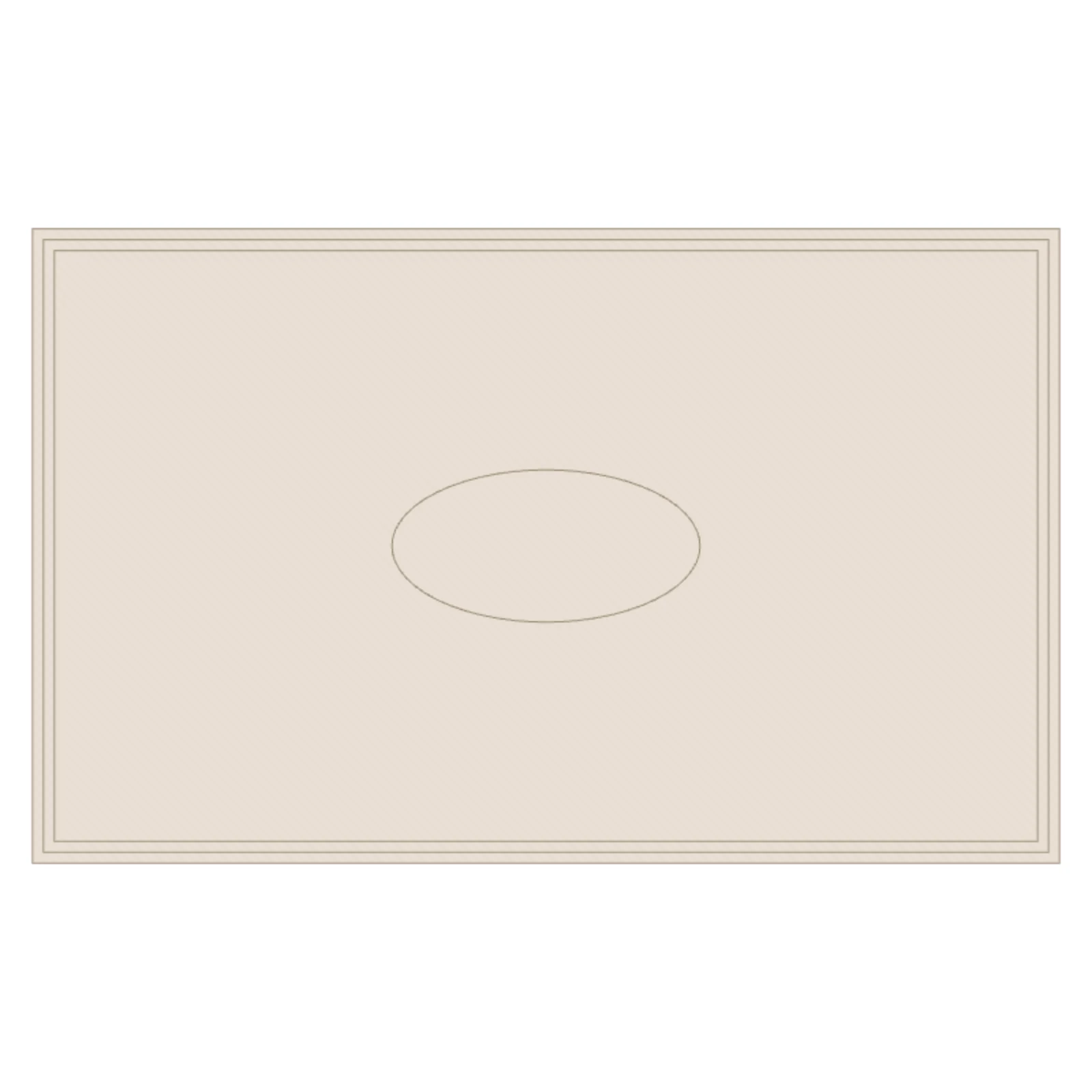 Bath Mat — 2D floor-plan symbol — RoomSketch3D room planner app