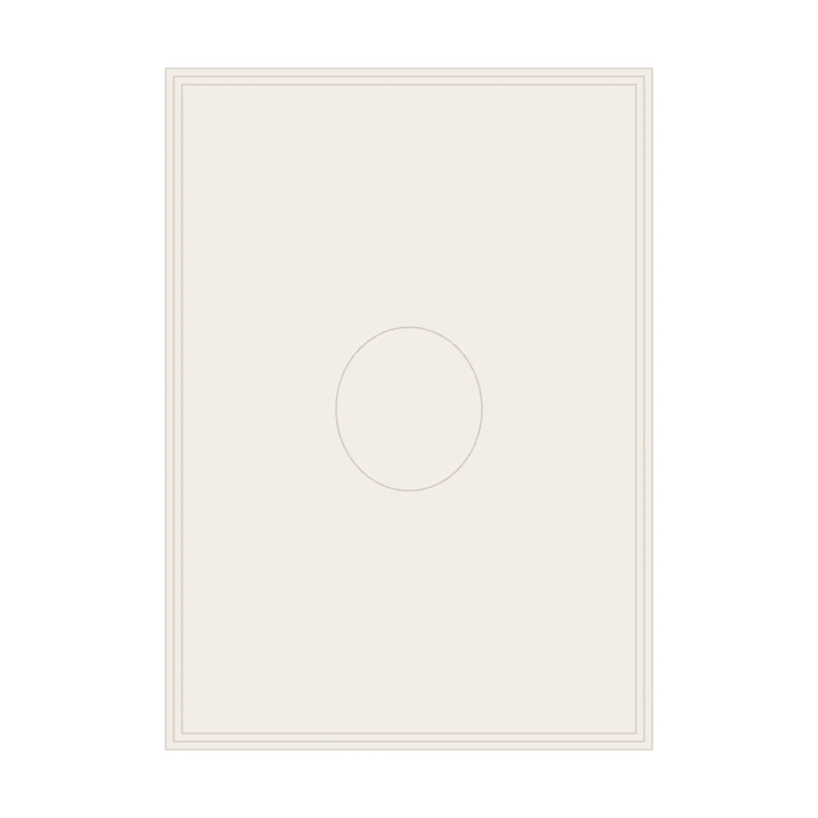Area Rug 5x7 — 2D floor-plan symbol