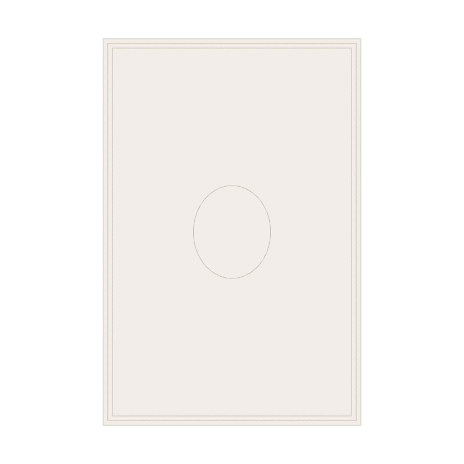 Bedside Rug 2x3 — 2D floor-plan symbol