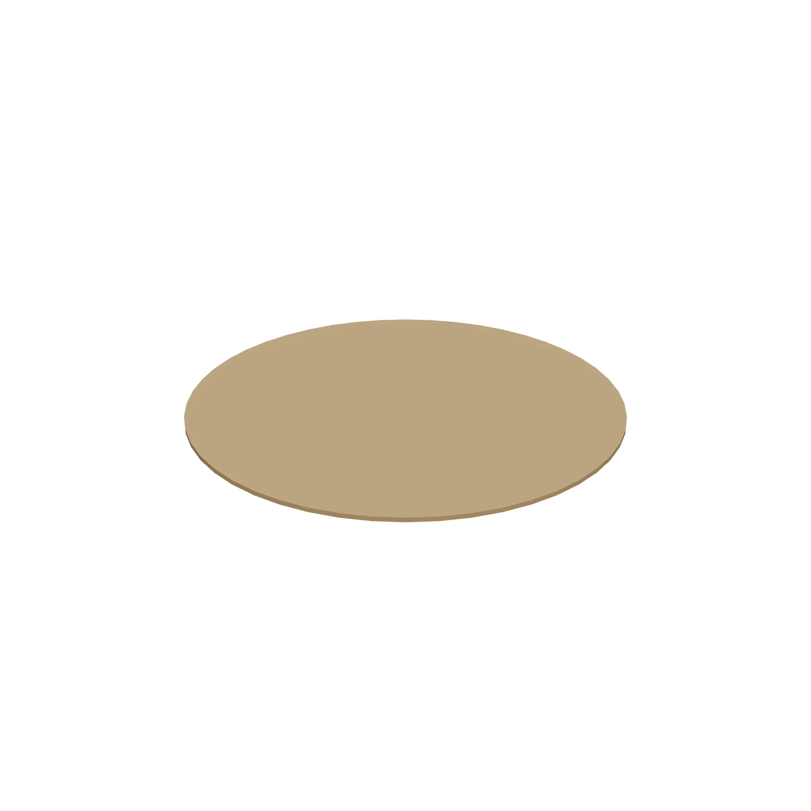 Round Dining Rug 8ft — 3D preview