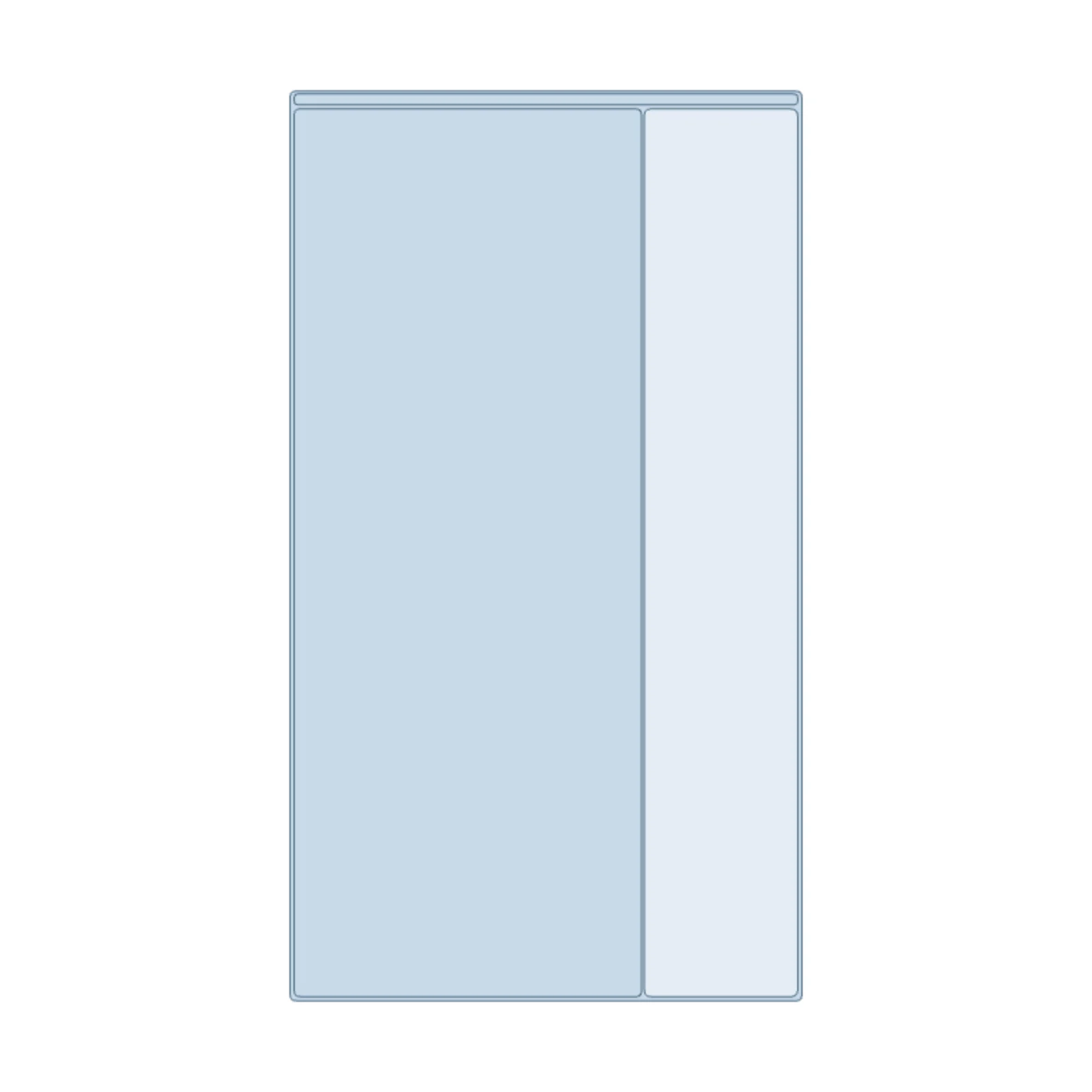 Chaise Right — 2D floor-plan symbol