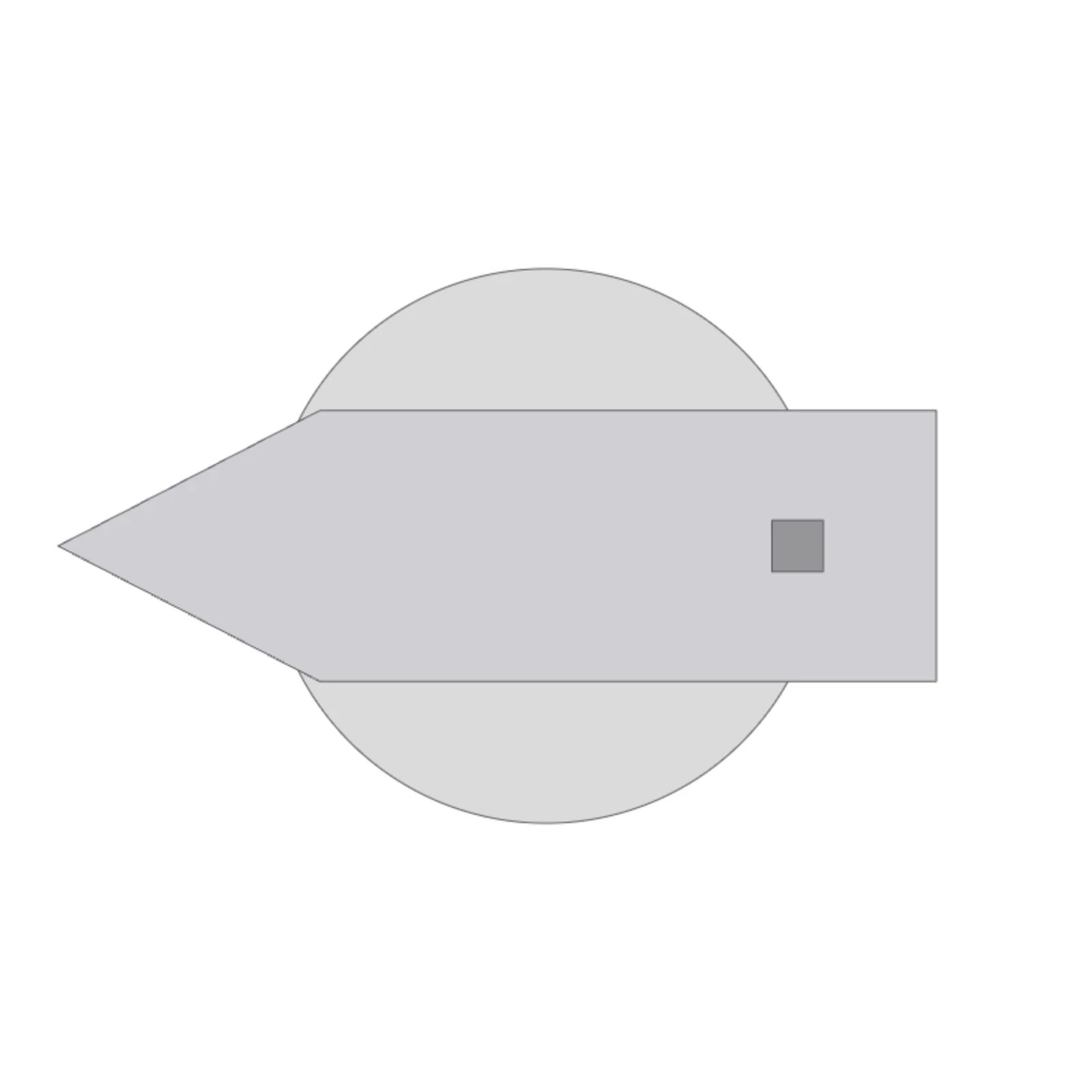 Anvil on Stand — 2D floor-plan symbol — RoomSketch3D floor plan creator