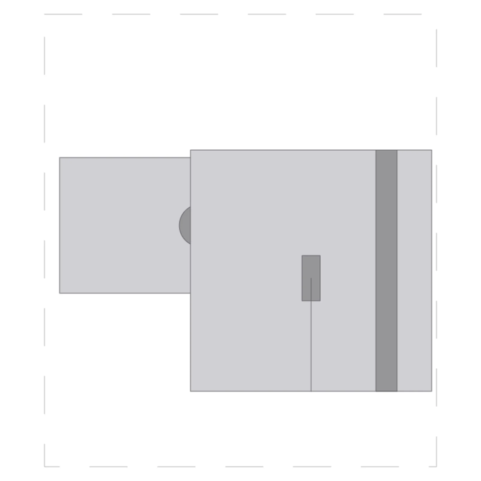 Band Saw — 2D floor-plan symbol — RoomSketch3D floor planner
