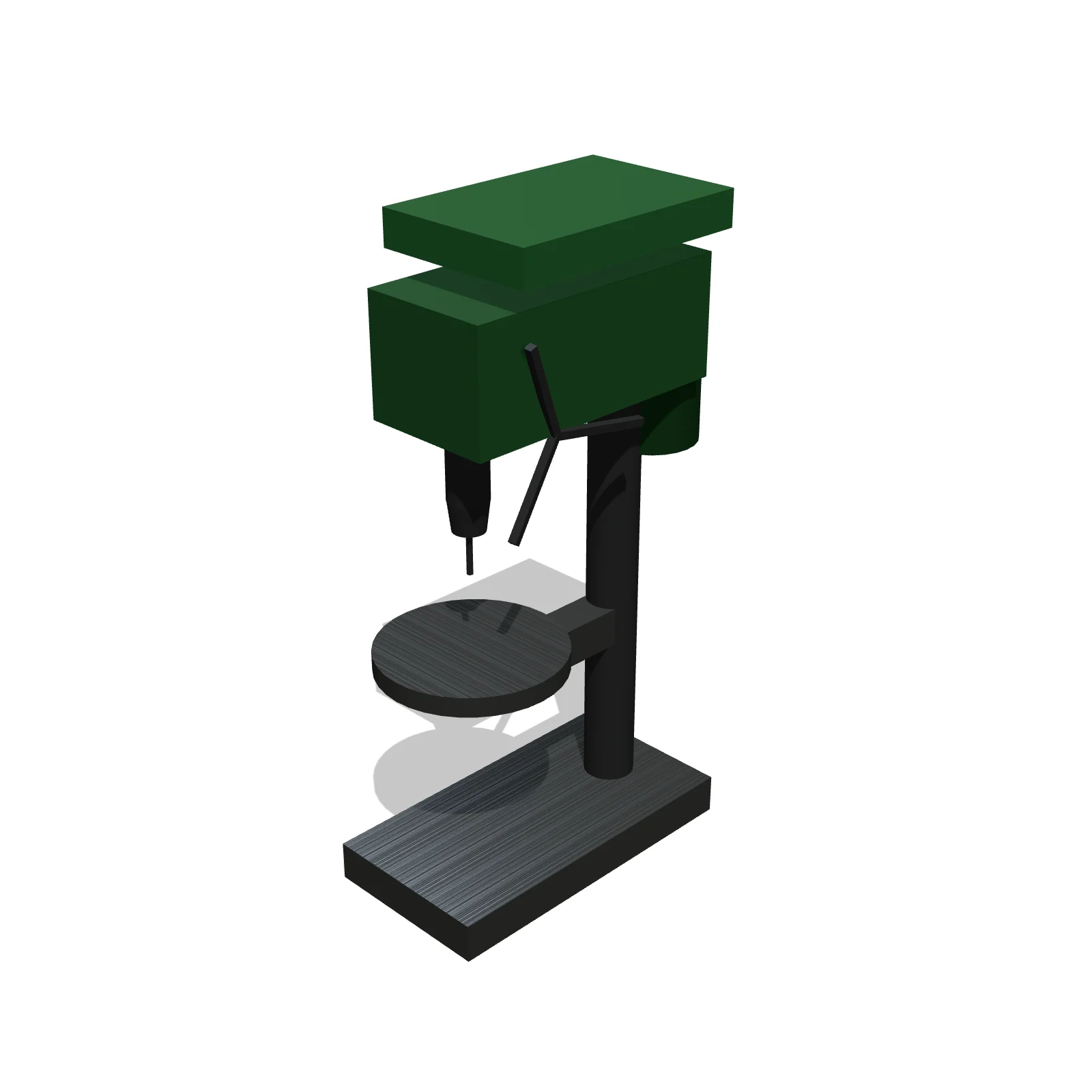 Benchtop Drill Press — 3D preview — RoomSketch3D floor plan creator