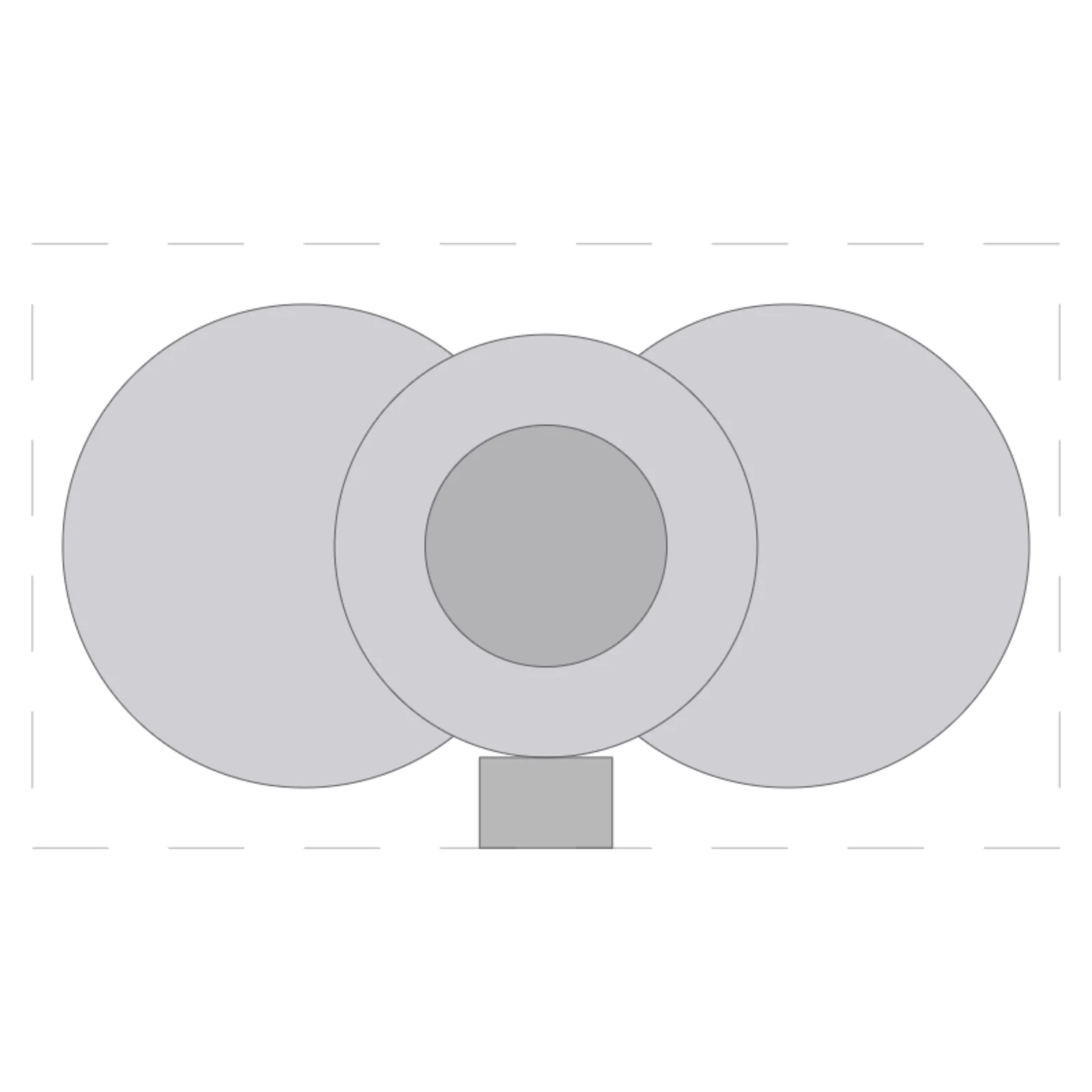 Dust Collector — 2D floor-plan symbol — RoomSketch3D floor planner