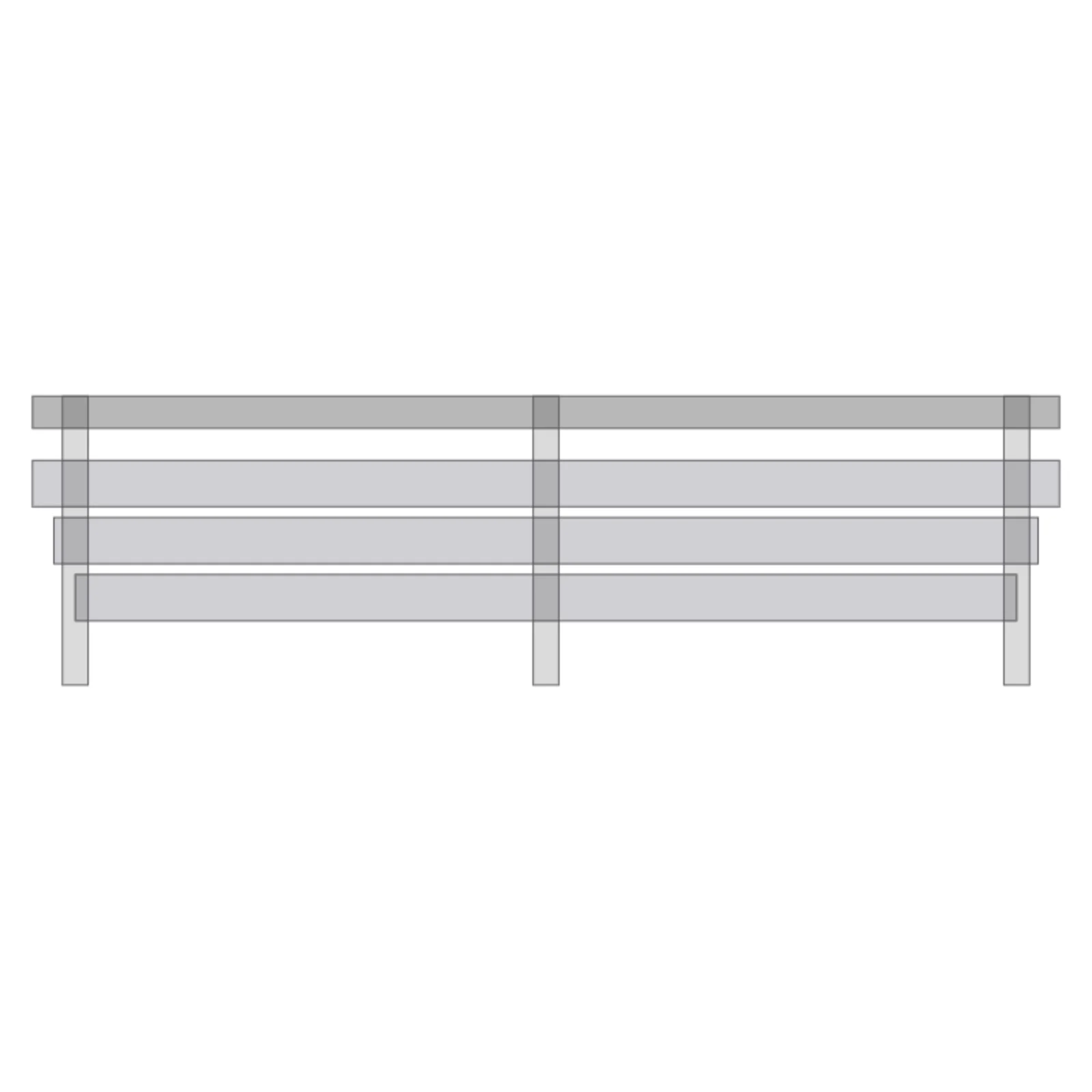 Wall Lumber Rack — 2D floor-plan symbol — RoomSketch3D home design app