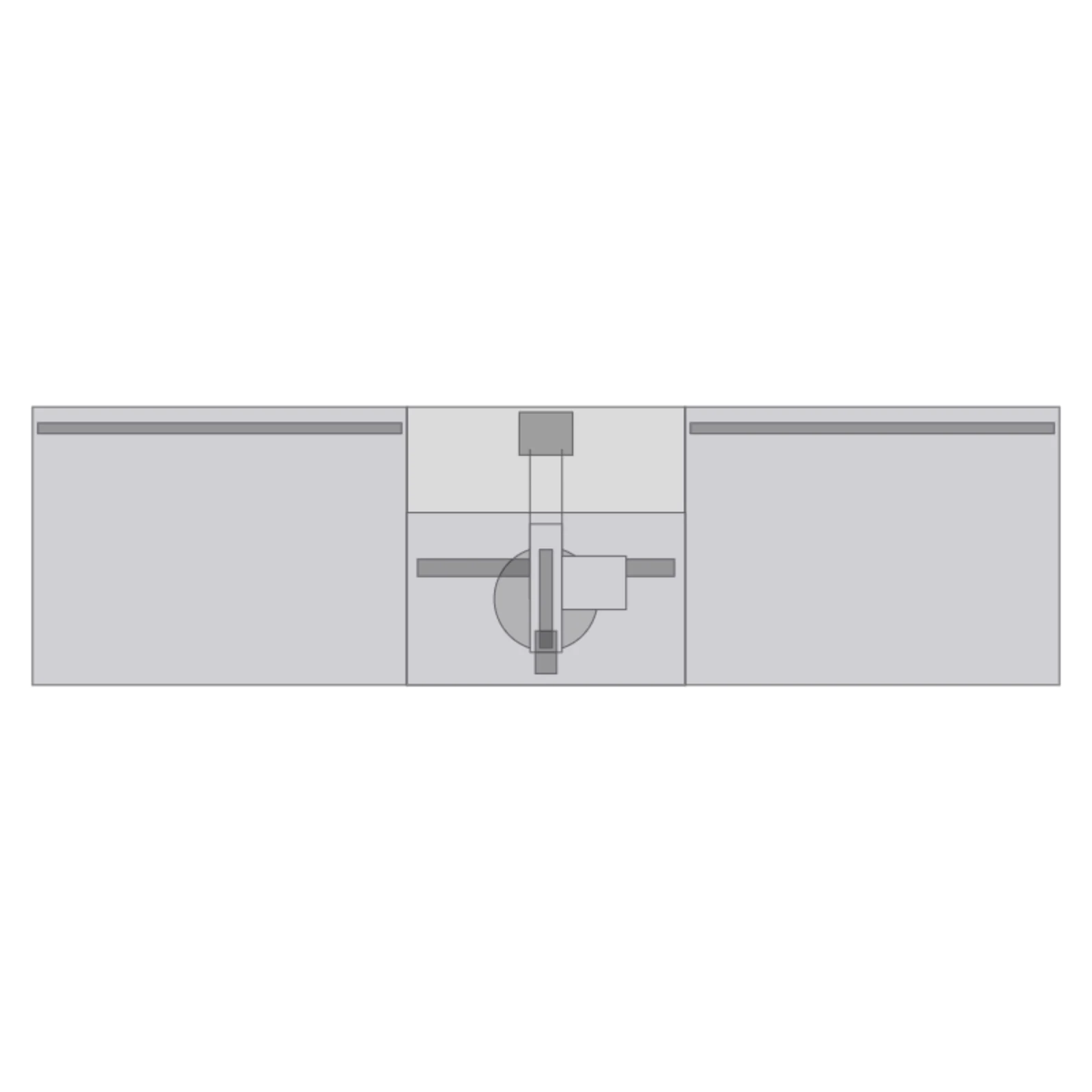 Miter Saw Station — 2D floor-plan symbol — RoomSketch3D room planner app