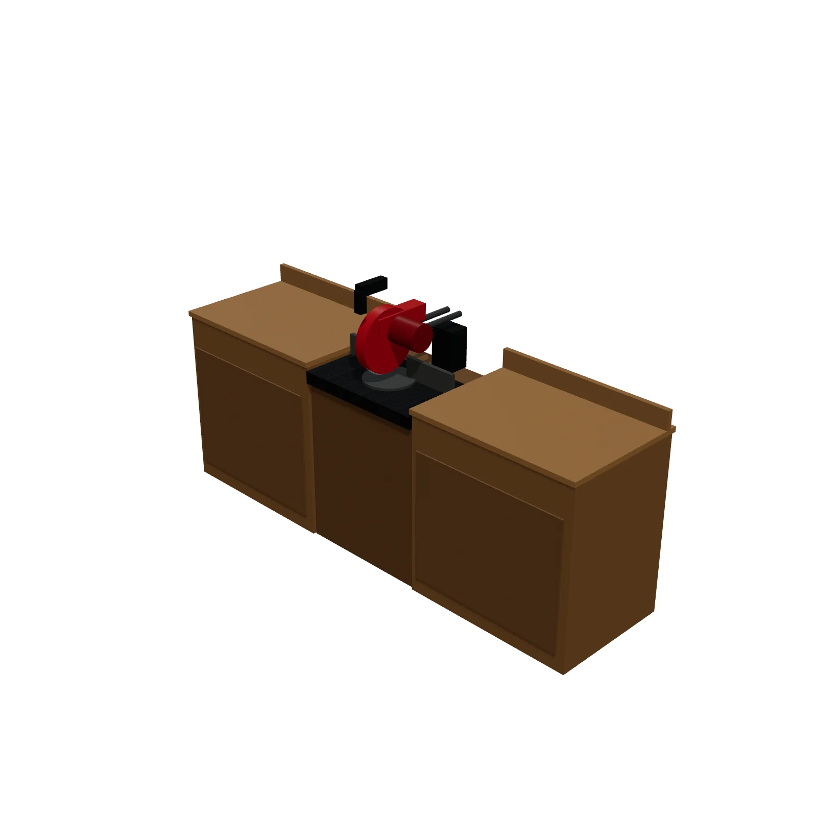 Miter Saw Station — 3D preview — RoomSketch3D 3D floorplan software
