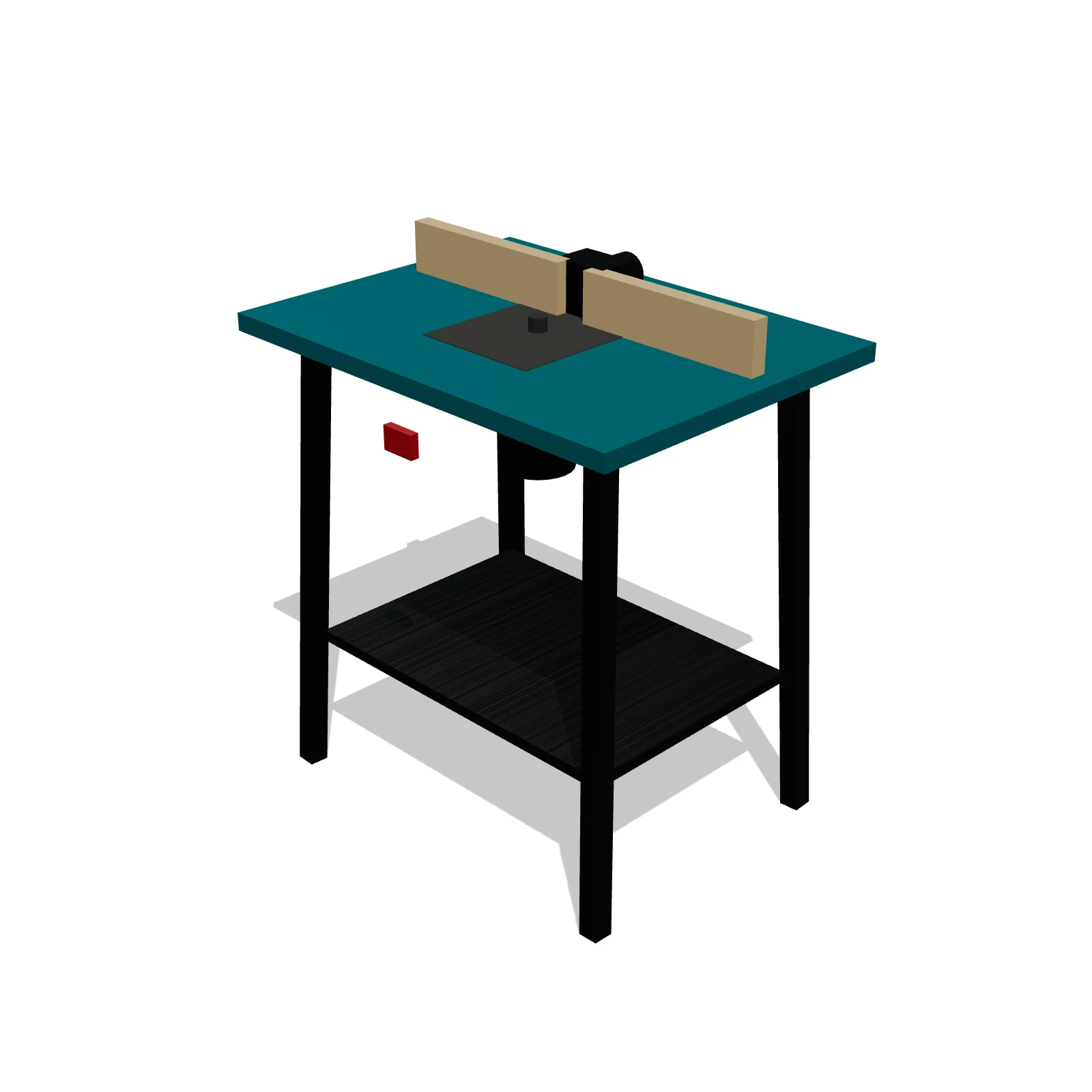 Router Table — 3D model preview — RoomSketch3D home design app