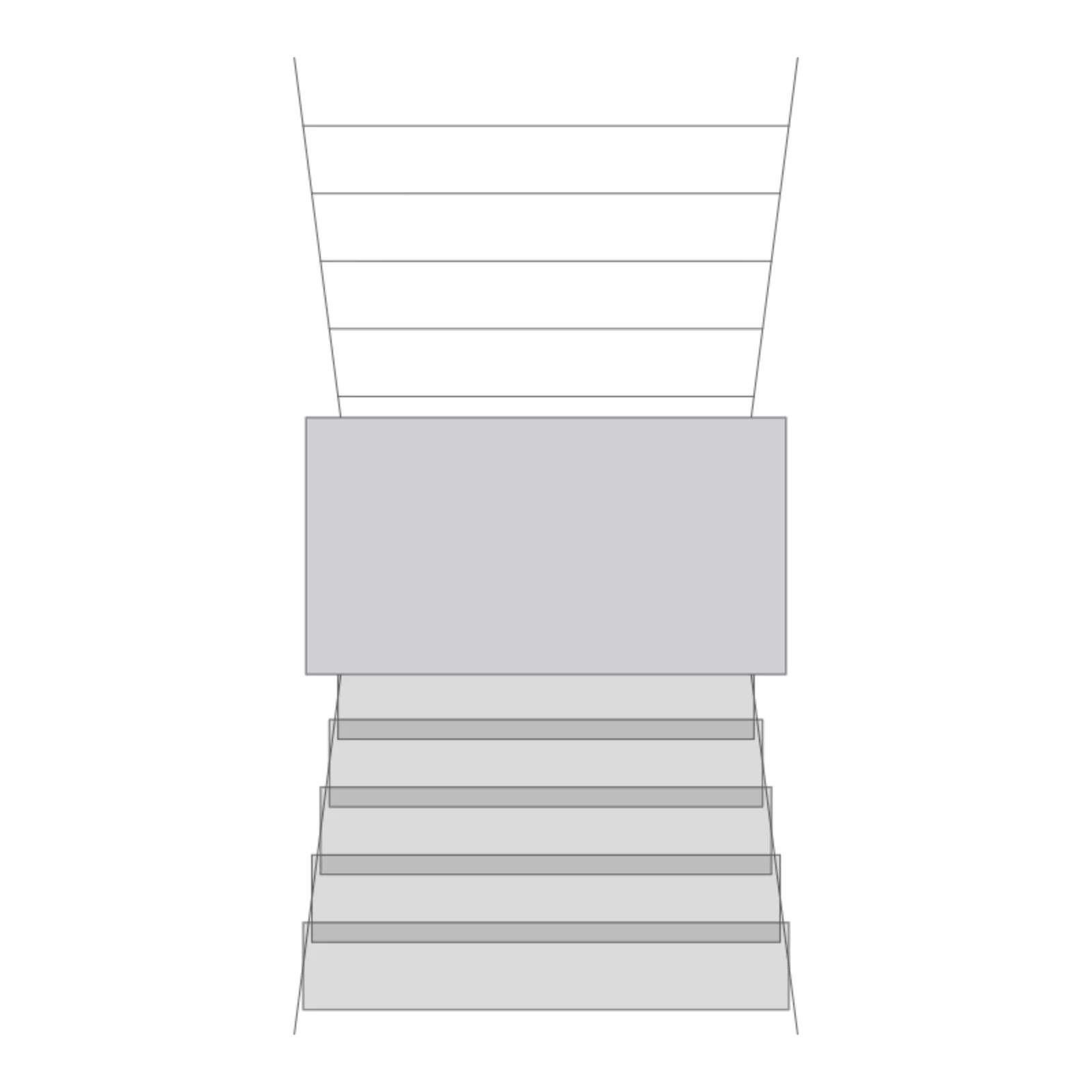 Step Ladder 6ft — 2D floor-plan symbol — RoomSketch3D floor planner