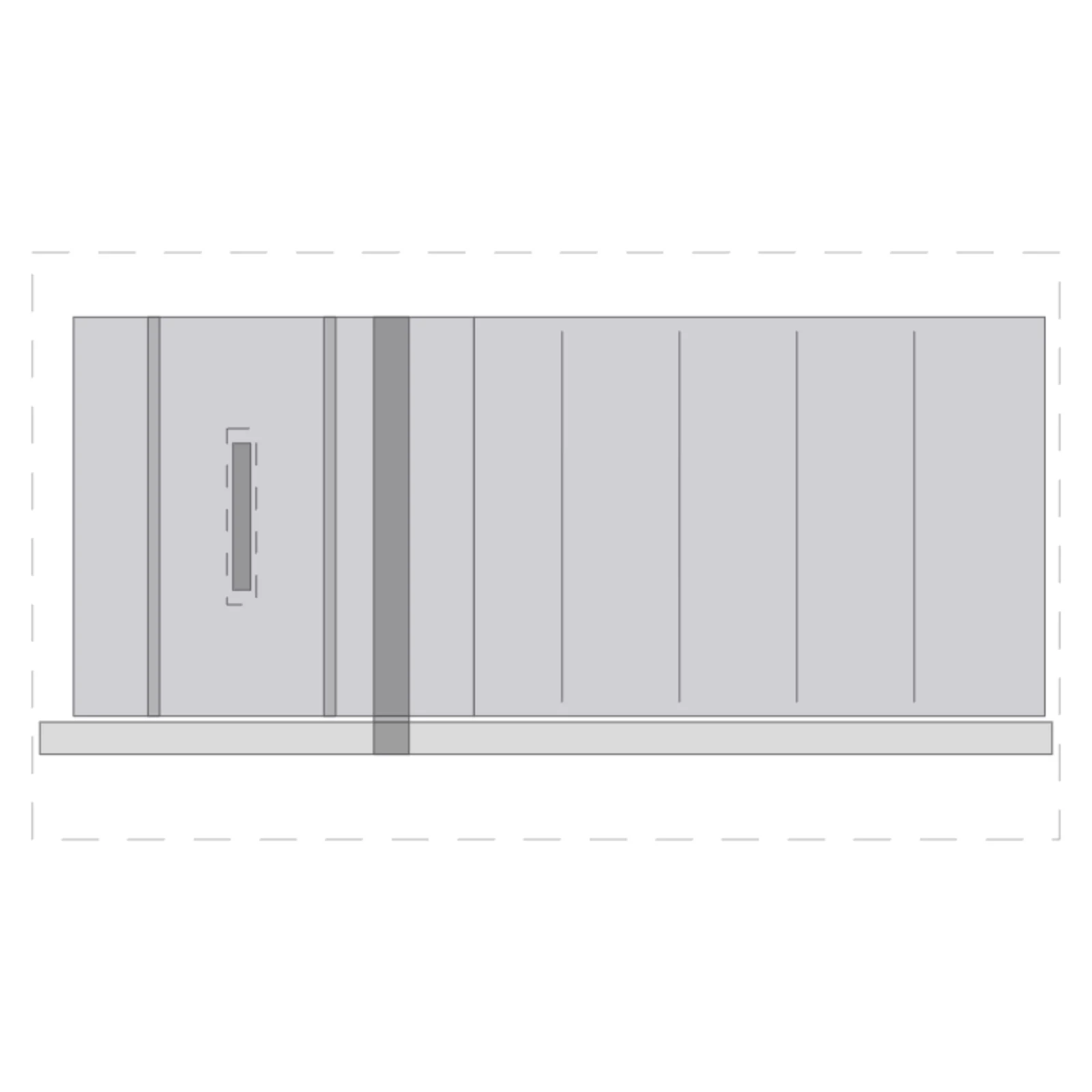 Cabinet Table Saw — 2D floor-plan symbol — RoomSketch3D floor planner