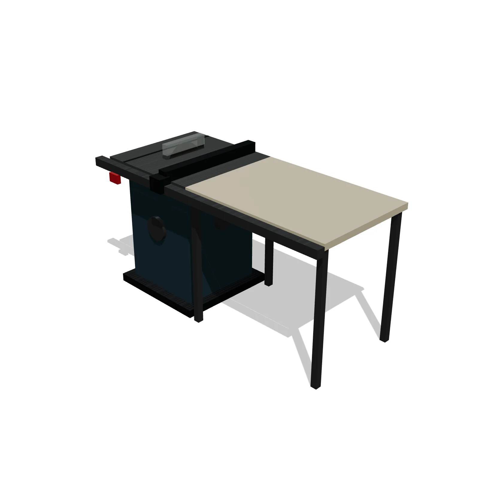 Cabinet Table Saw — 3D preview — RoomSketch3D floor planner