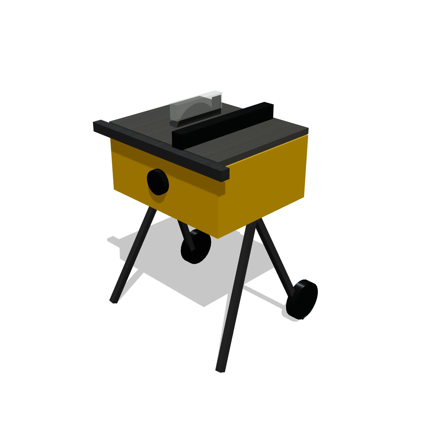 Jobsite Table Saw — 3D preview — RoomSketch3D floor plan creator