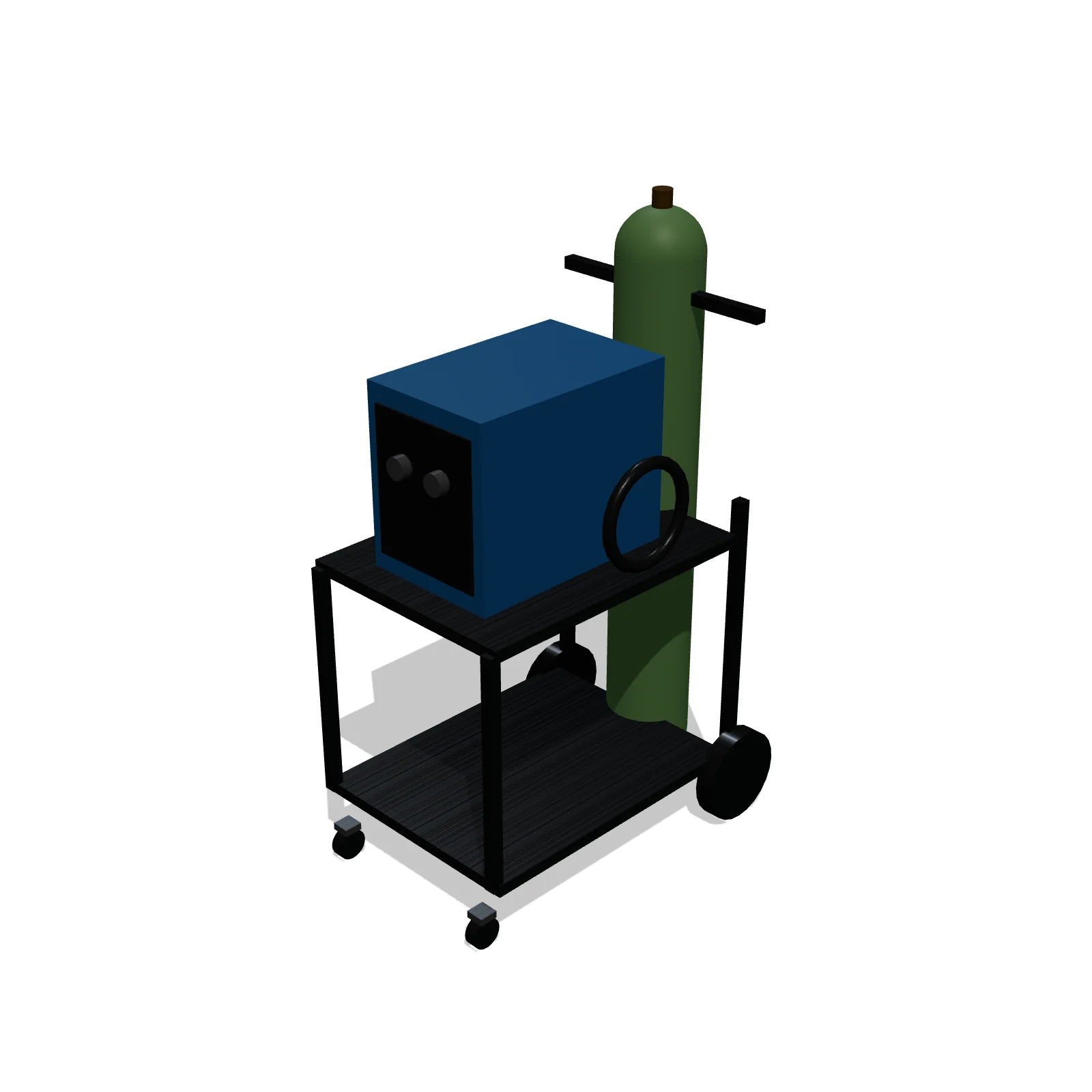 Welder on Cart — 3D preview — RoomSketch3D room planner app